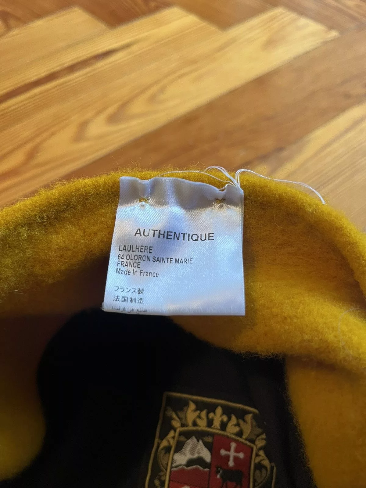 Other Hats Other Authentic Laulhère Béret Yellow