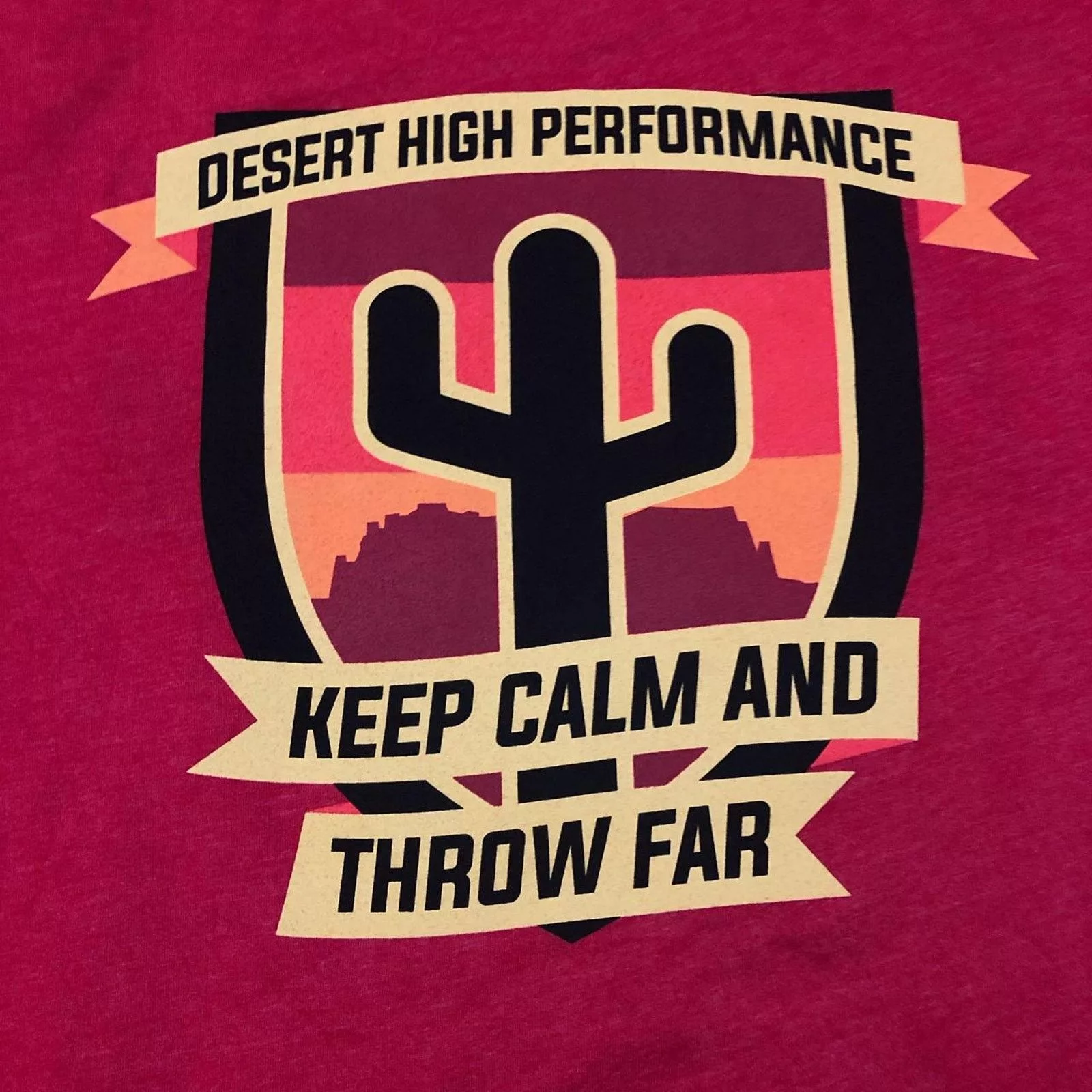 Next Level Short Sleeve T Shirts Next Level Men’s Red ‘Throws Lab Keep Calm And Throw Far’ Graphic Tee