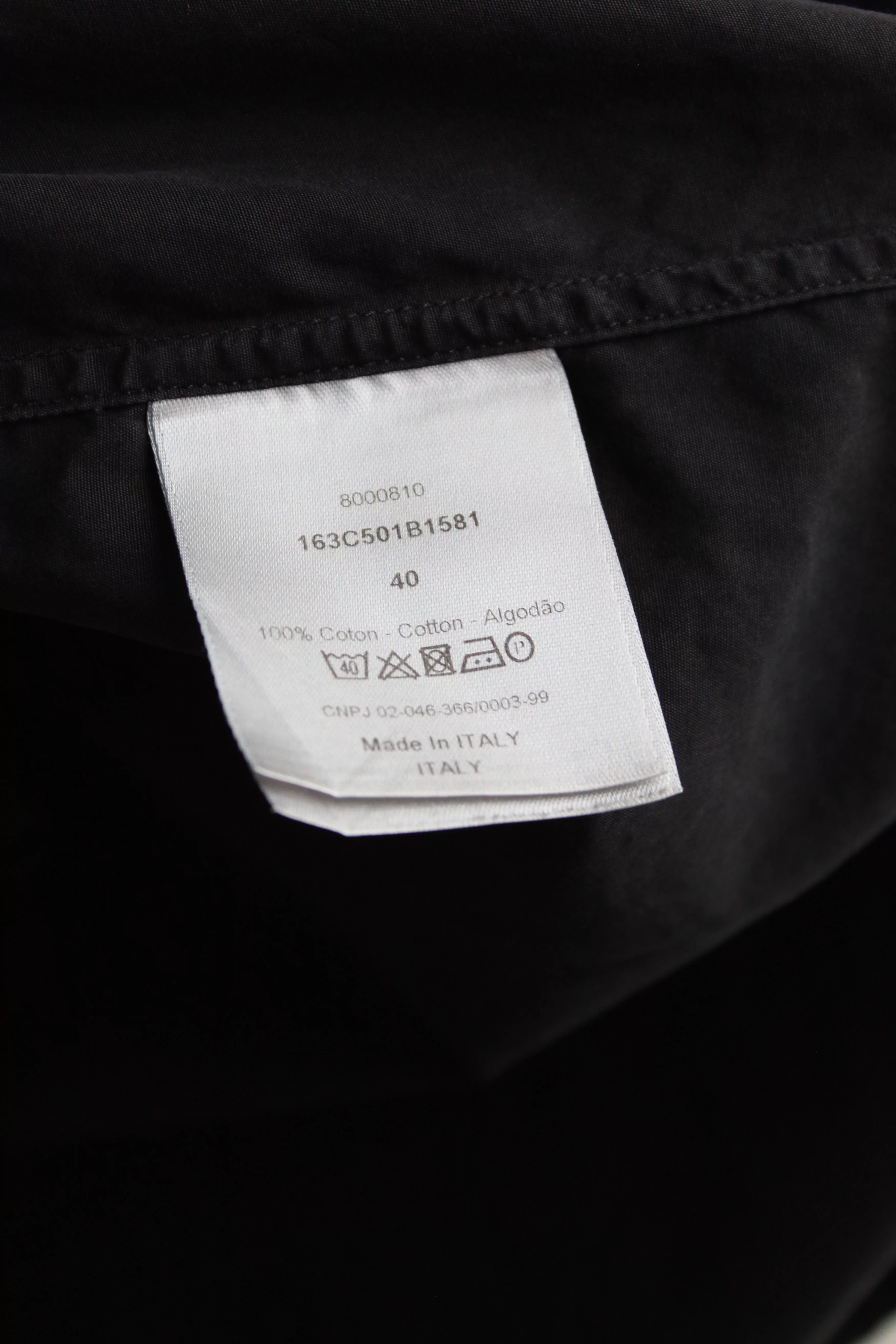 Dior Shirts Button Ups Dior Black Button-up Shirt