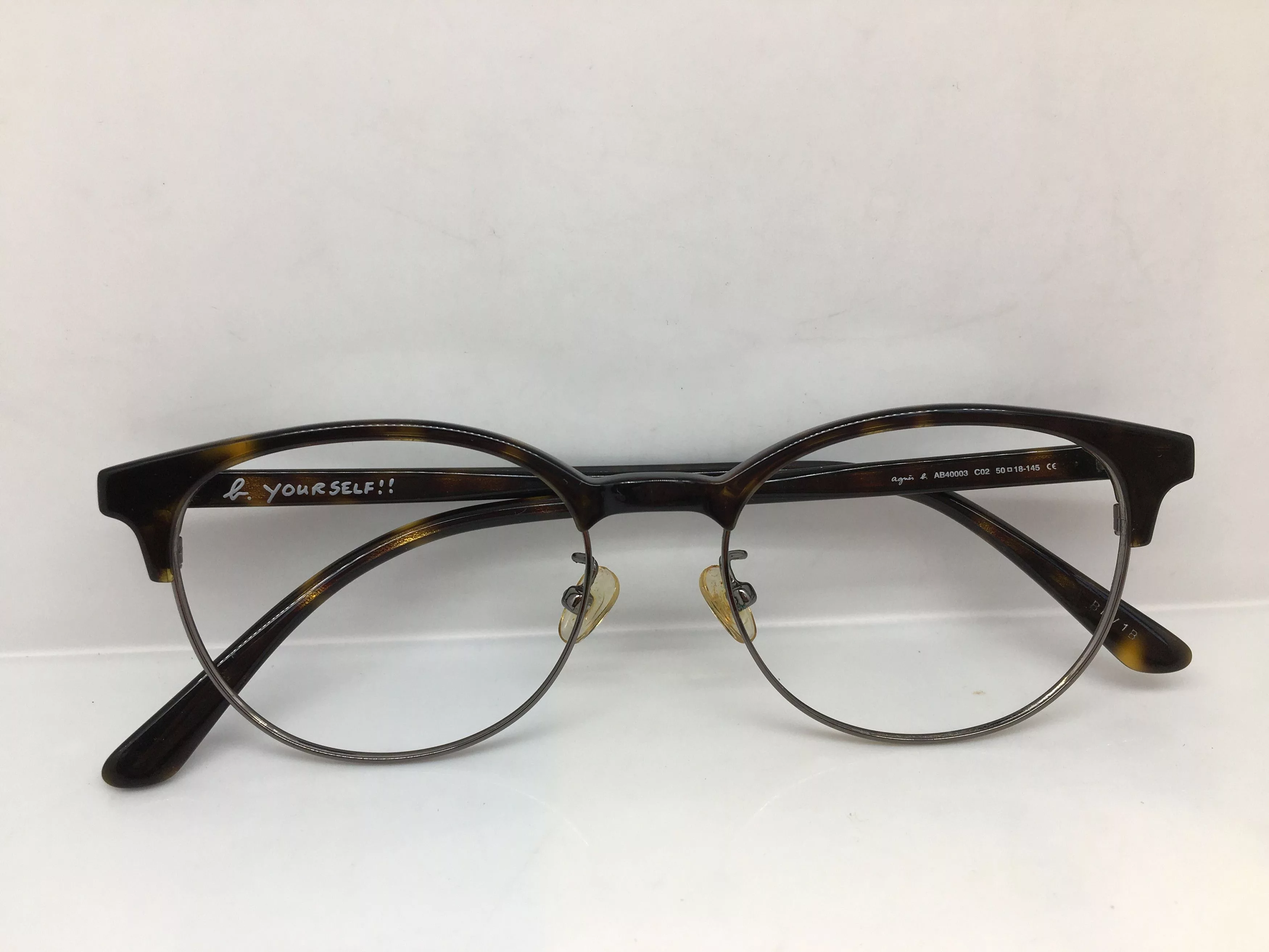 Other Glasses Other Again Tortoise Silver WARHOL Eyeglasses Frame Multi
