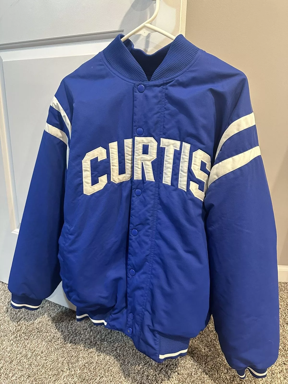 Russell Athletic Bombers Russell Athletic “Curtis” Jacket Blue