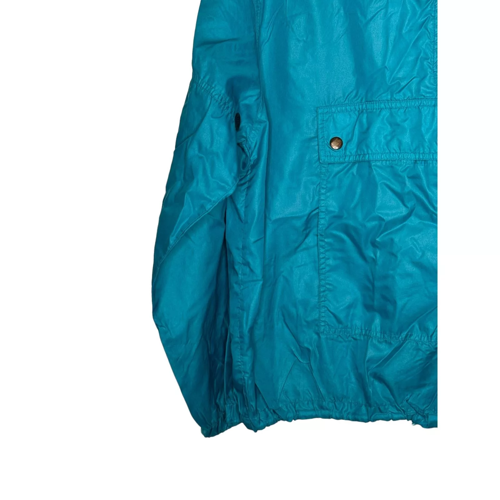 Izod Light Jackets Izod Lacoste Men's Jacket Vintage Hooded Windbreaker Medium Blue