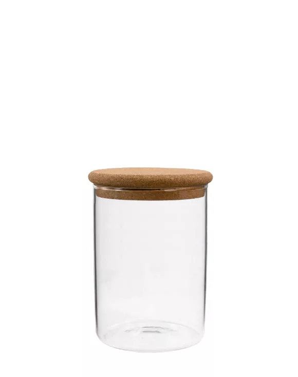 Canister Borosilicate Cork Lid 30oz