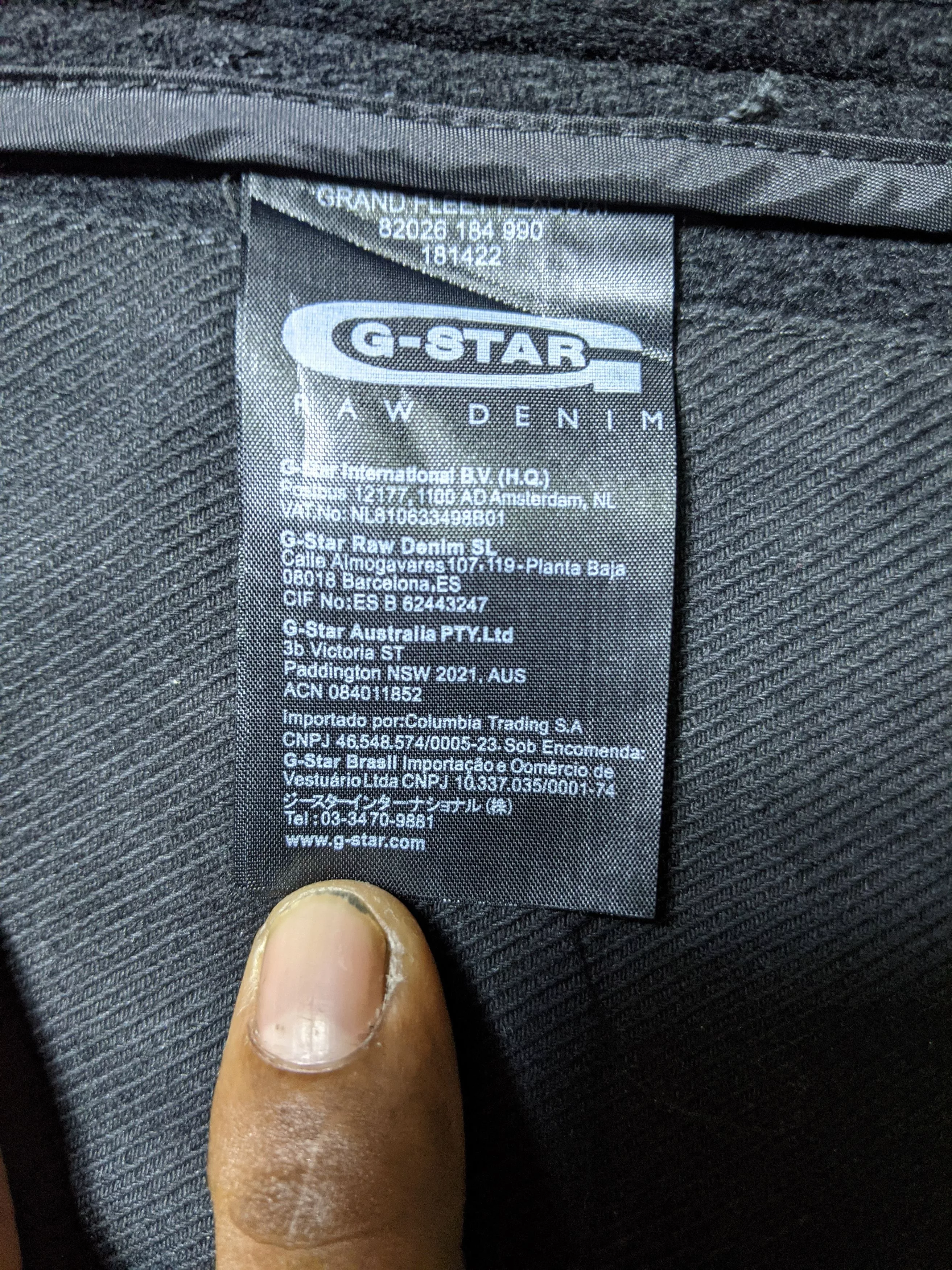 G-Star Light Jackets G-Star G star raw jaket Black