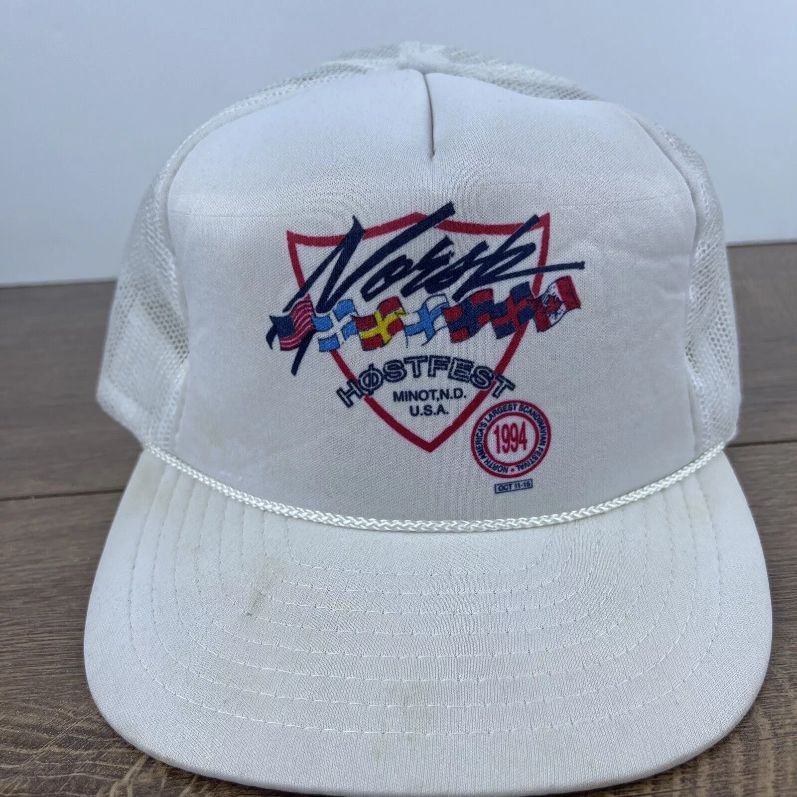 Other Hats Other Hostfest Hat Hostfest Hat Snapback White Adjustable Hat Adul