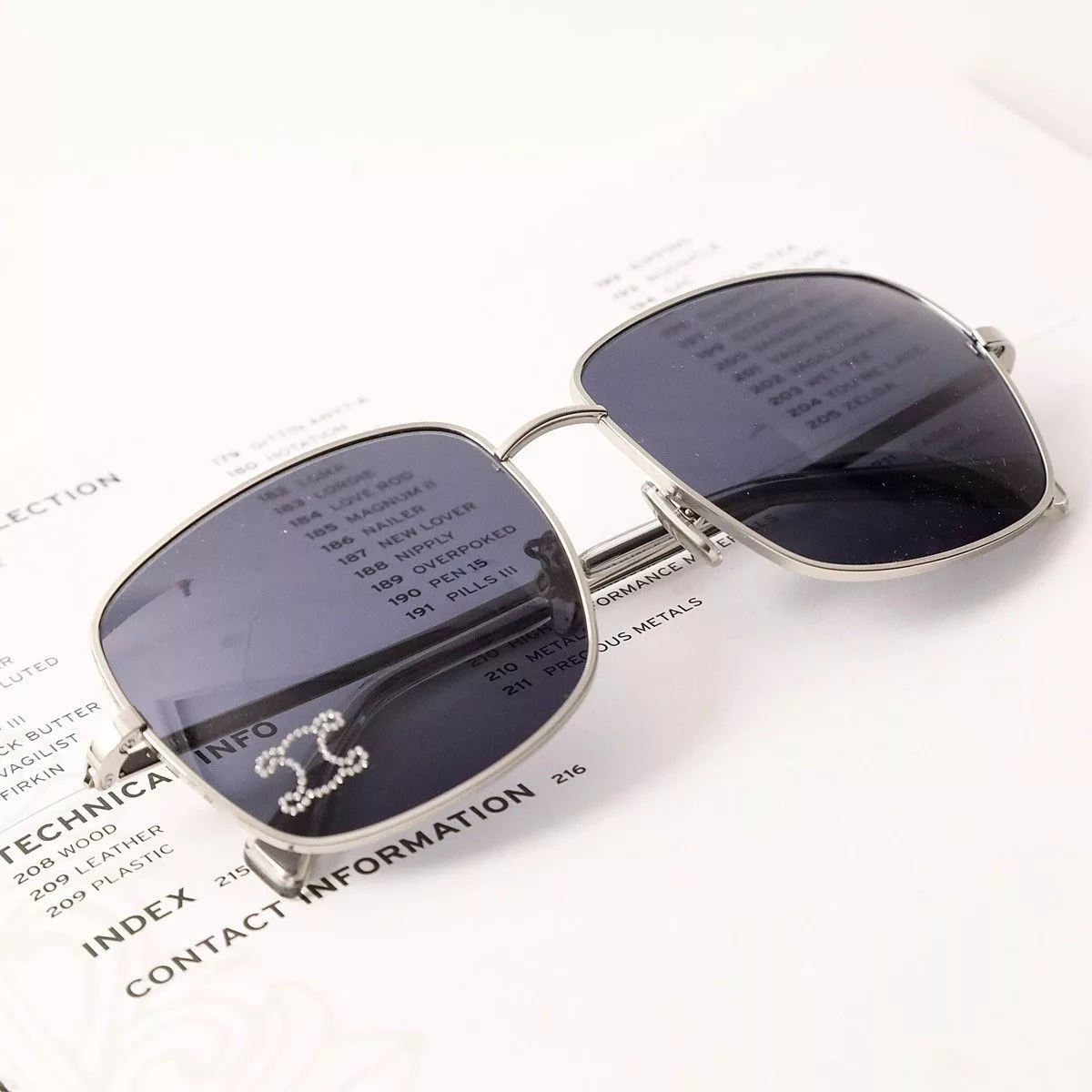 Celine Sunglasses CELINE CL40284U SUNGLASSES Silver
