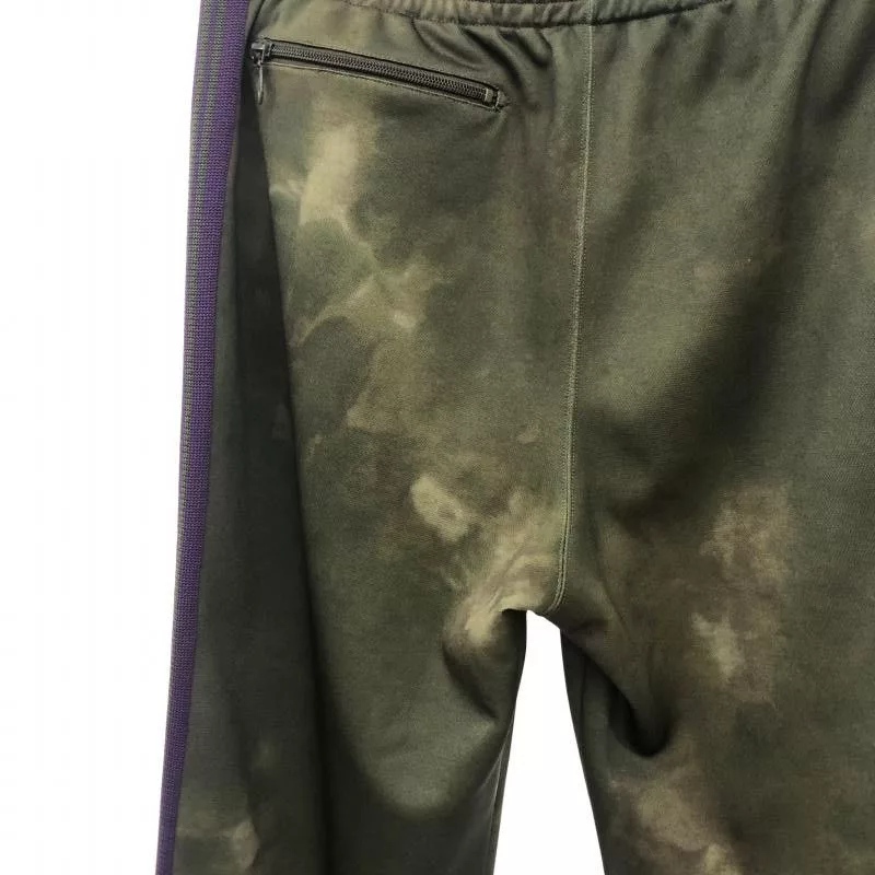 Needles Sweatpants Joggers Needles Sweat Pants Dyed Zip Pocket Logo Polyester Khaki Brown