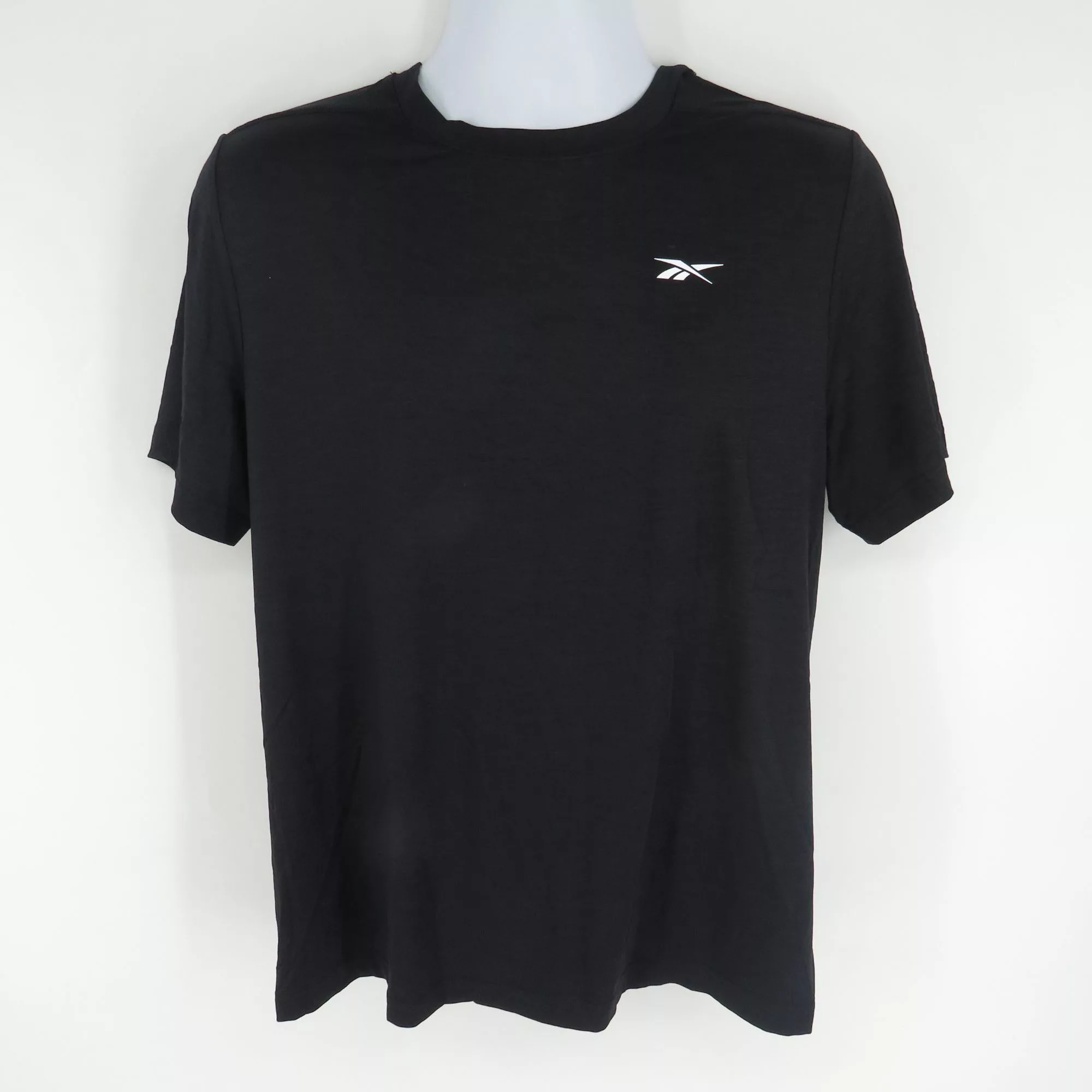 Reebok Short Sleeve T Shirts Reebok Men's Speedwick Tech Style Active Black T-Shirt Mediu