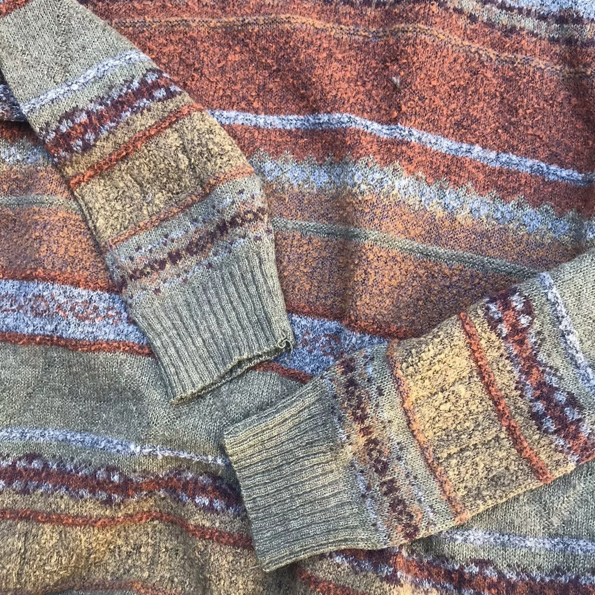 Marks & Spencer Sweaters Knitwear Marks & Spencer × Saint Michael Vintage St Michael marks and spencer Navajo Nordic Fair Isle Green