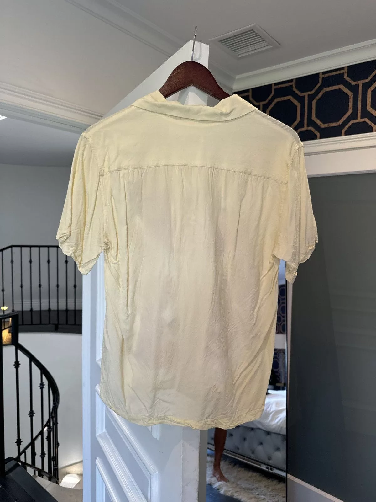 Sandro Shirts Button Ups Sandro Sombrero Button Up Yellow