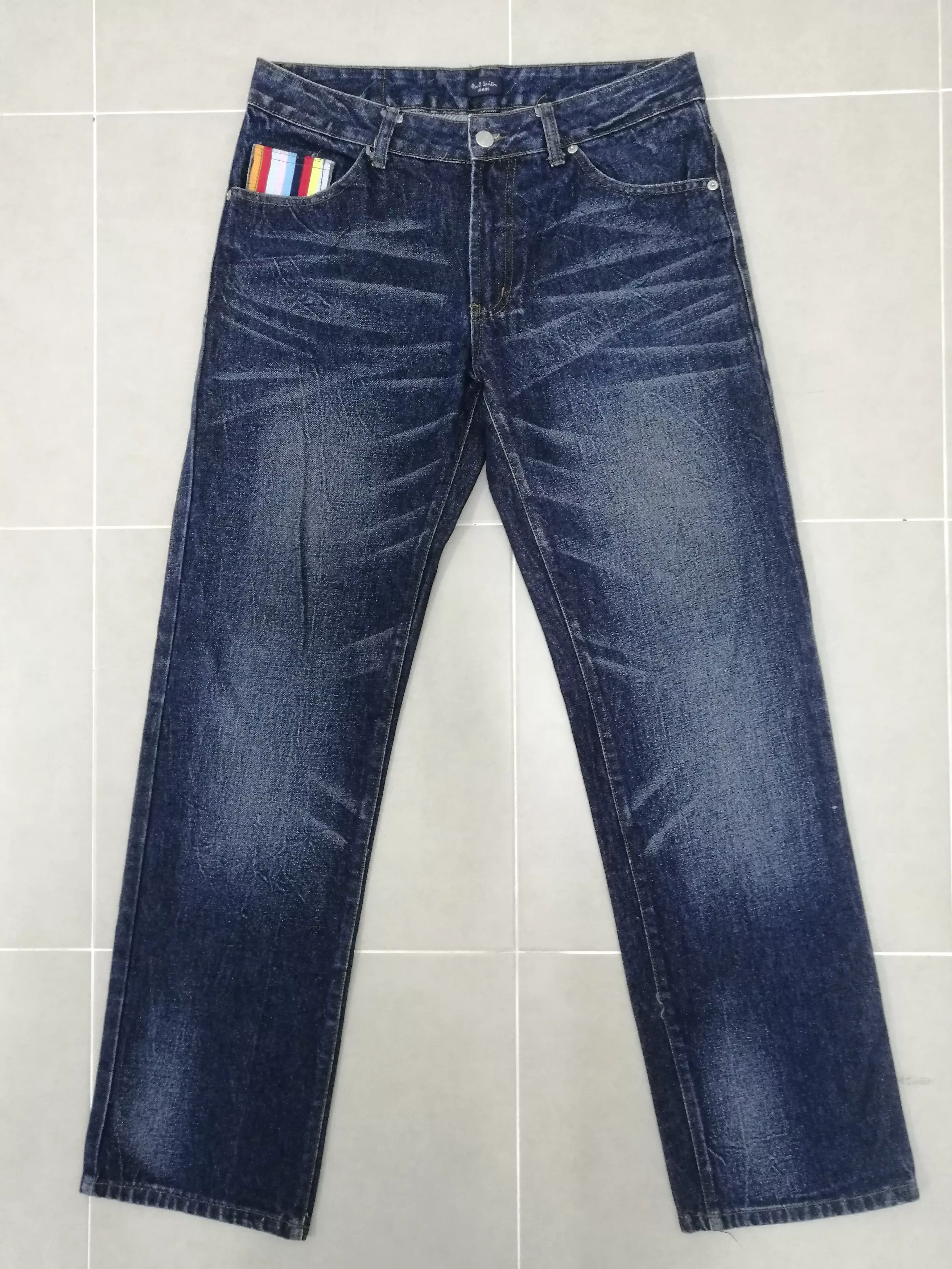 Paul Smith Denim Paul Smith Embroidered Logo Jeans Multi