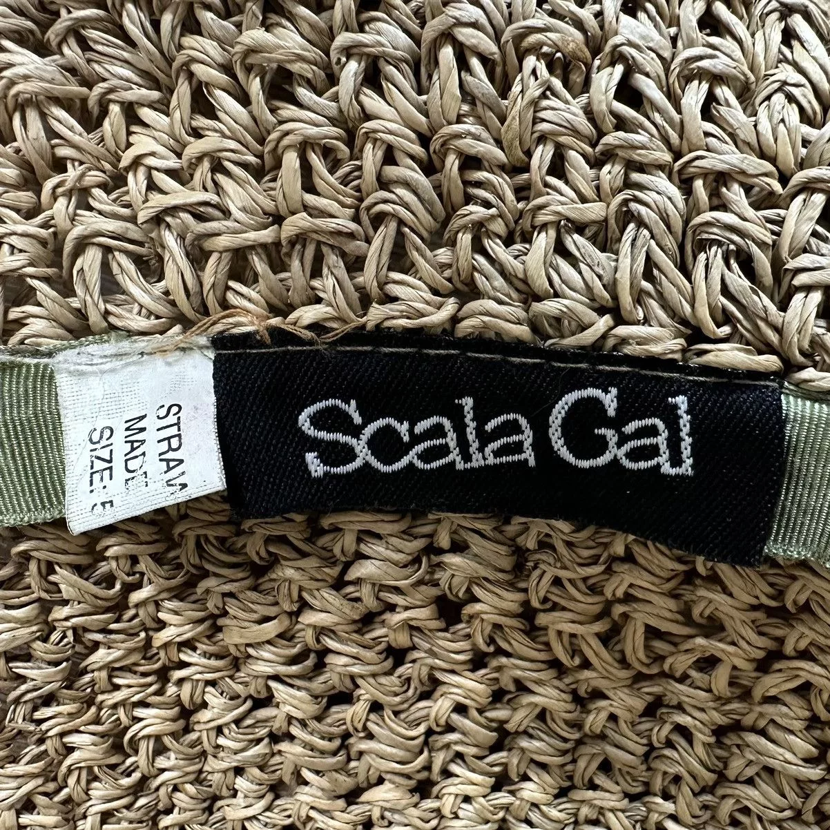 Other Hats Other Scala Gal Straw Packable Summer Hat Brown