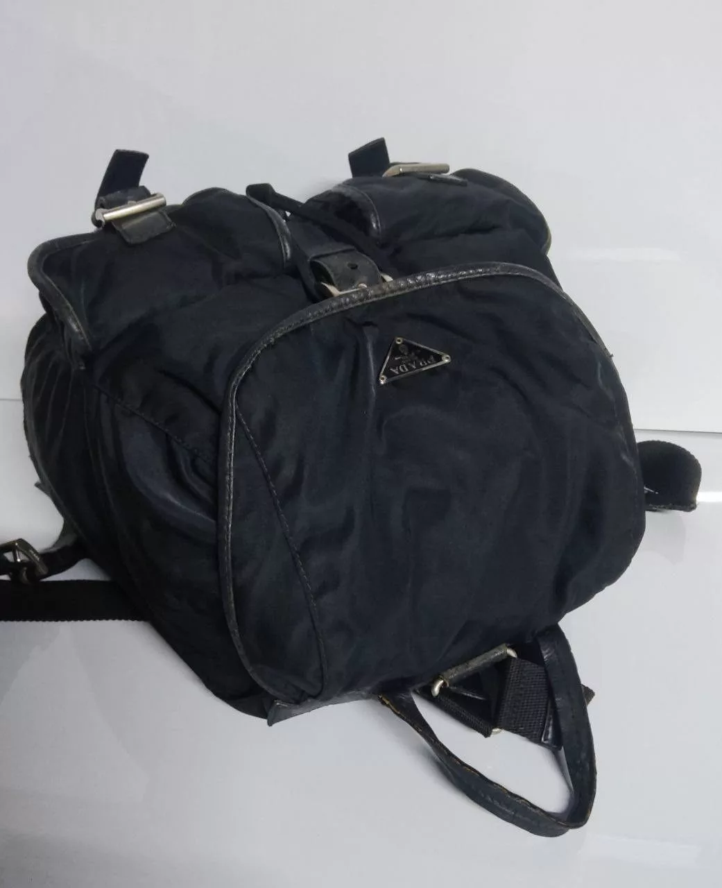 Prada Backpacks Black