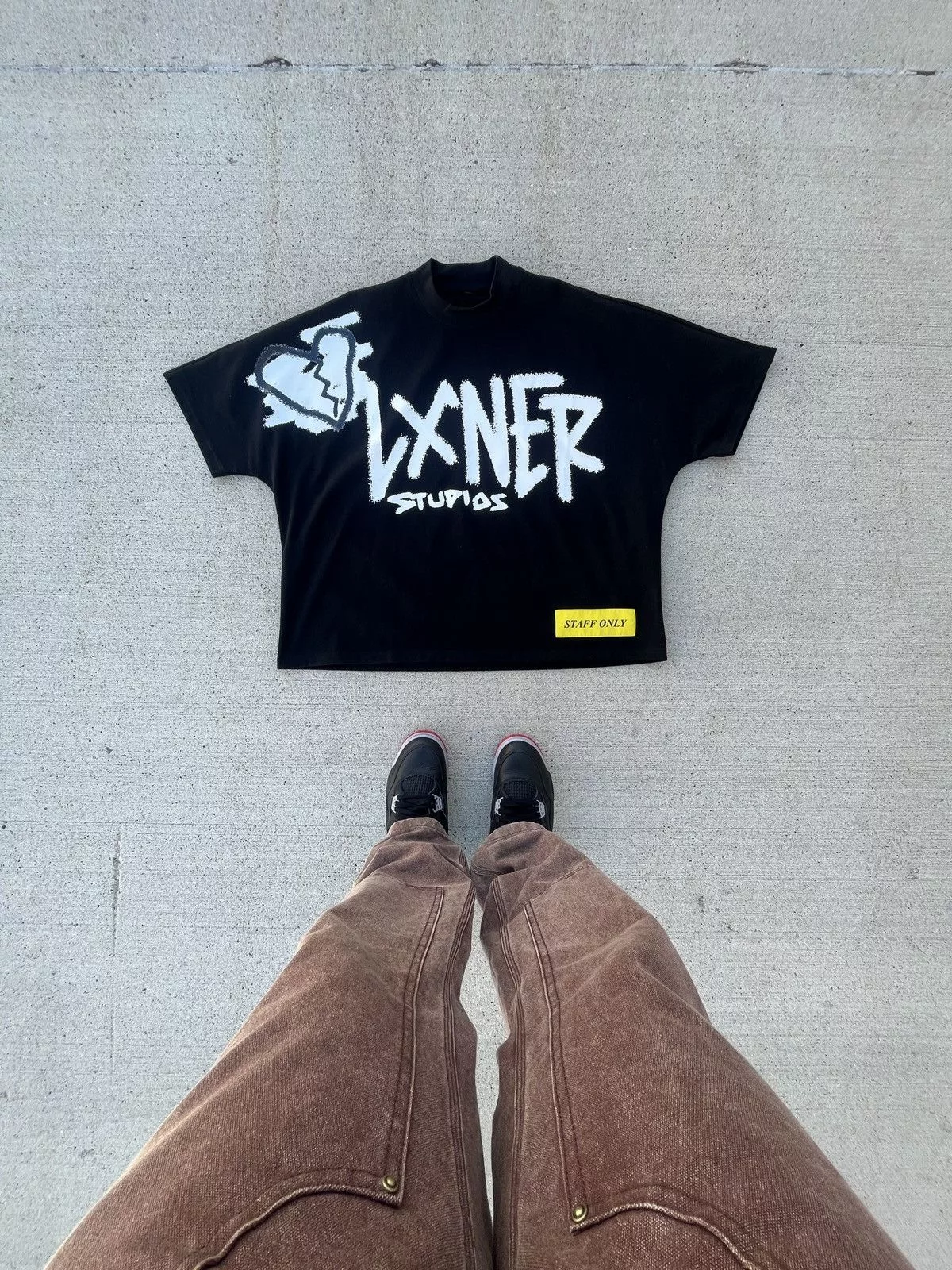 Other Short Sleeve T Shirts Other LXNER Studios Box Tee Black