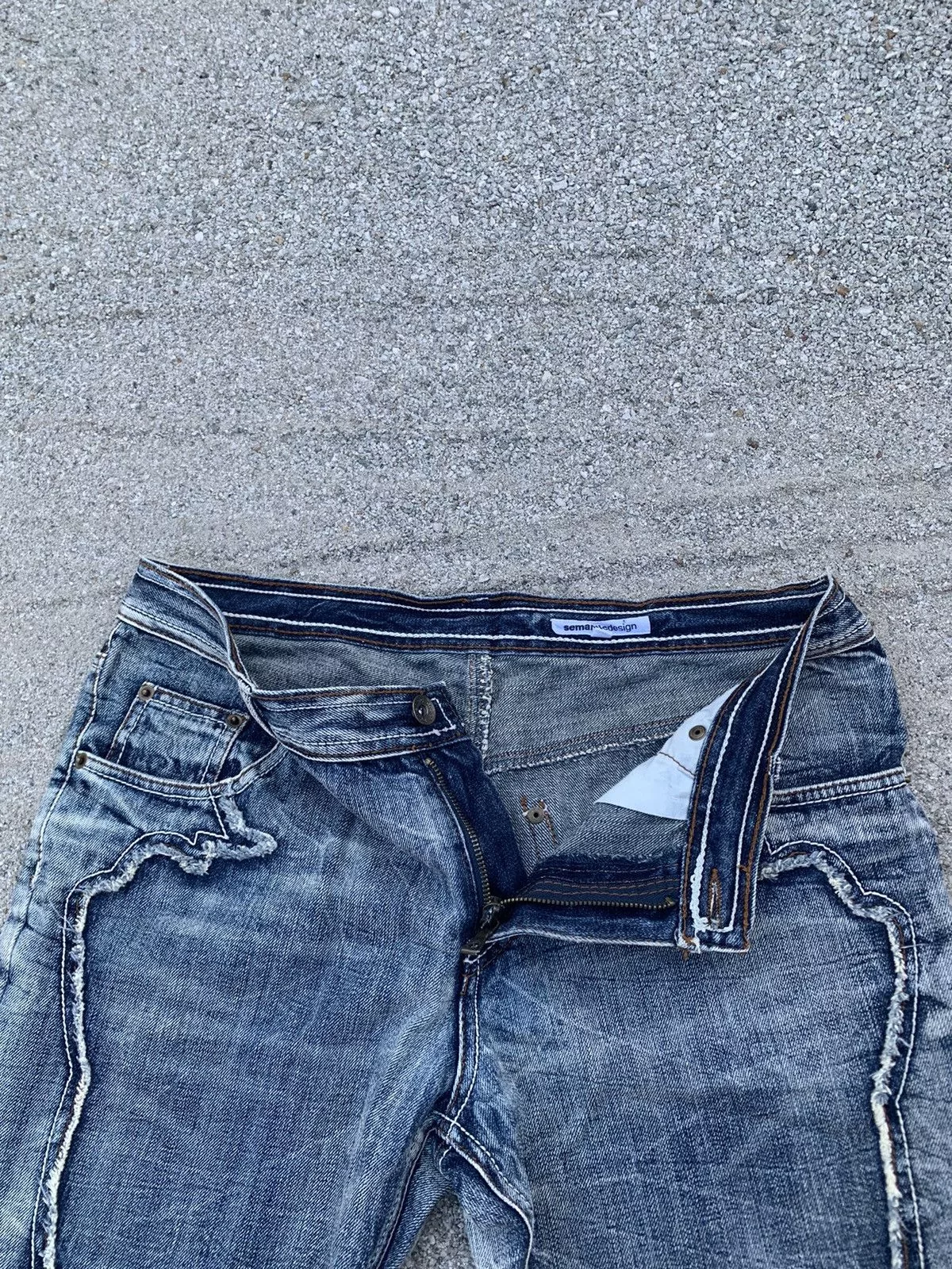 semanticdesign Denim semanticdesign 💥Flared💥Semantic Design Nice Design Jeans Pants Blue Vintage