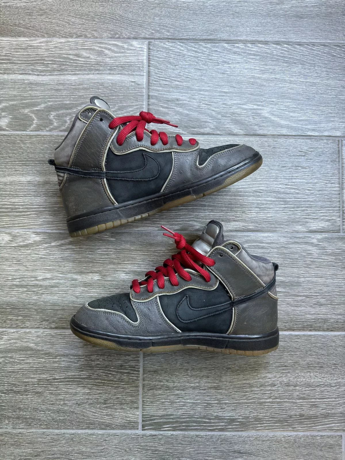 MF Doom Hi Top Sneakers MF Doom × Nike Nike sb dunk MF doom Black