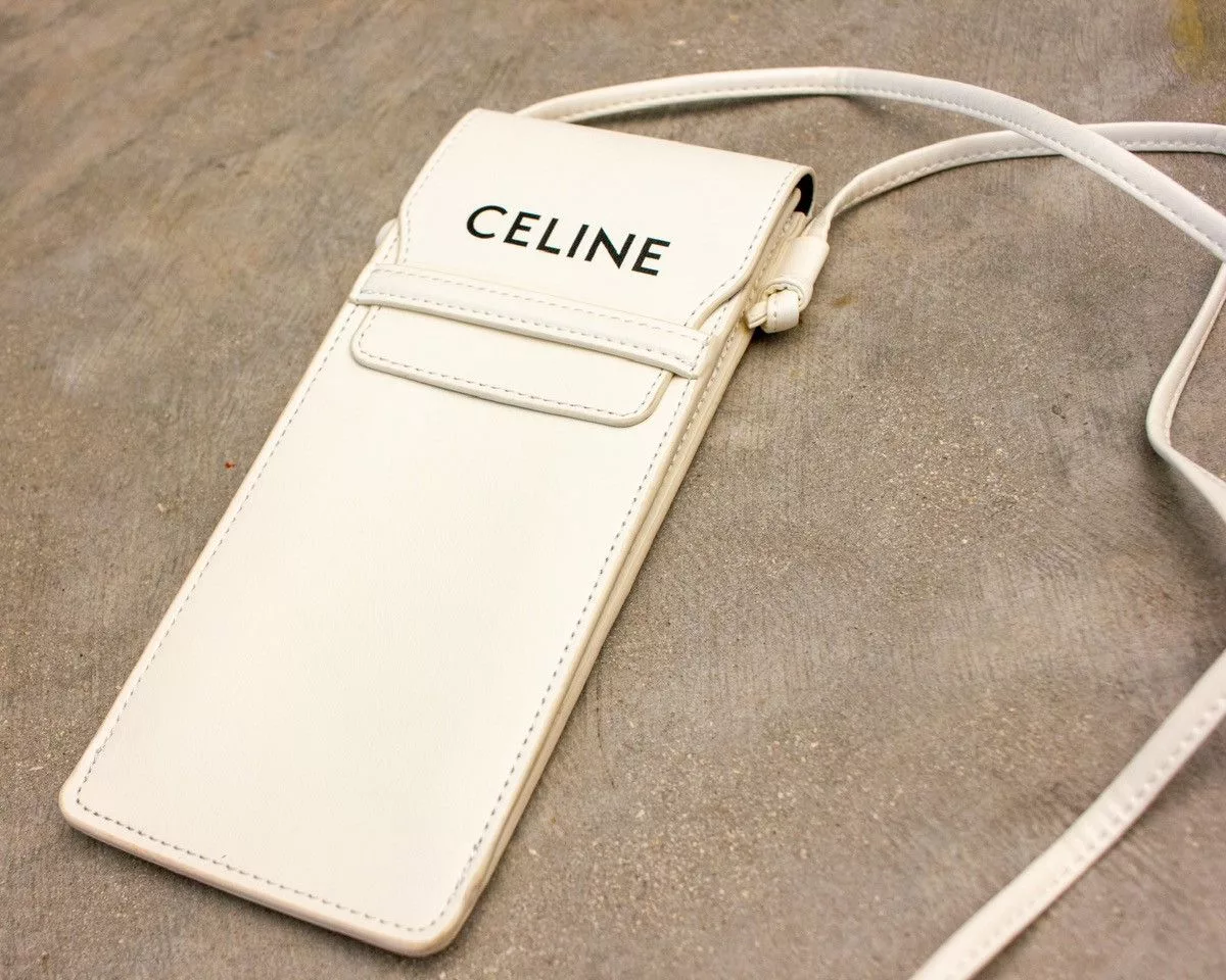 Celine Other CELINE White crossbody pouch phone wallet sunglasses case