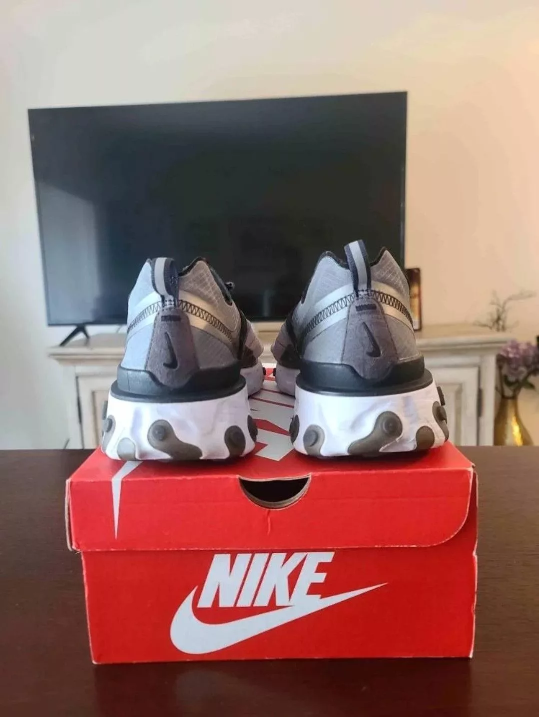 Nike Low Top Sneakers Nike React Element 87' Anthracite Black
