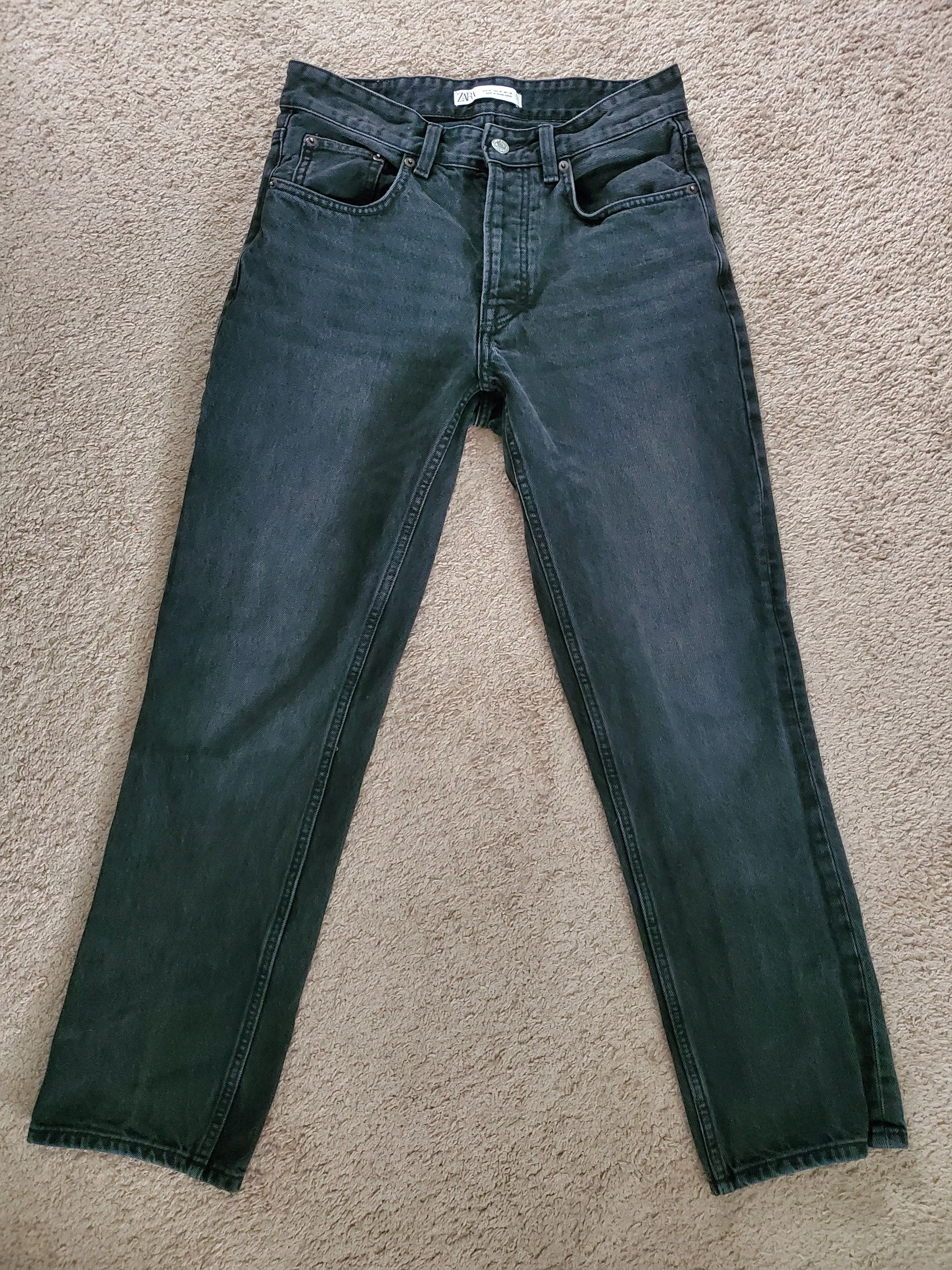 Zara Denim Zara straight fit black jeans