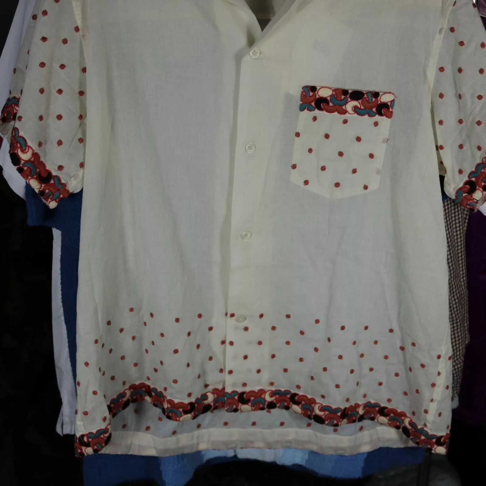 Bode Shirts Button Ups Bode New York Whirling Dot Shirt S / M New White