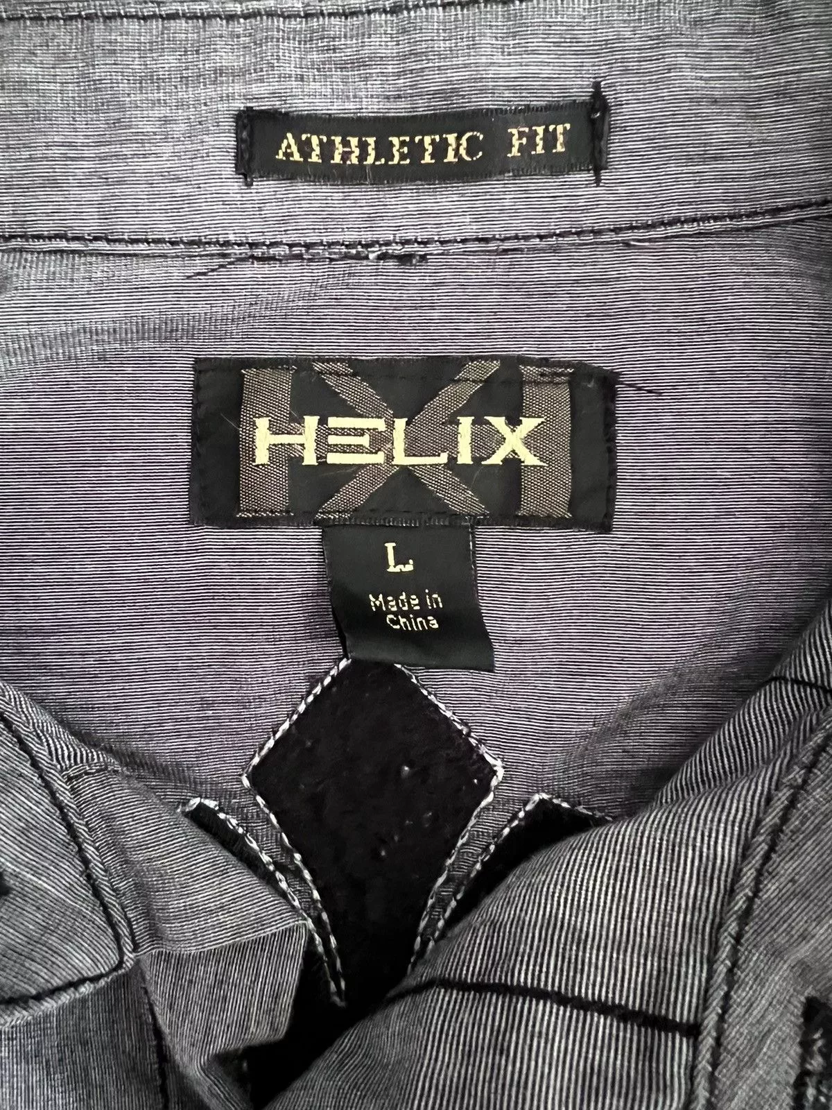 Affliction Shirts Button Ups Affliction × Helix × Vintage Y2K Affliction Style Button Up Gray