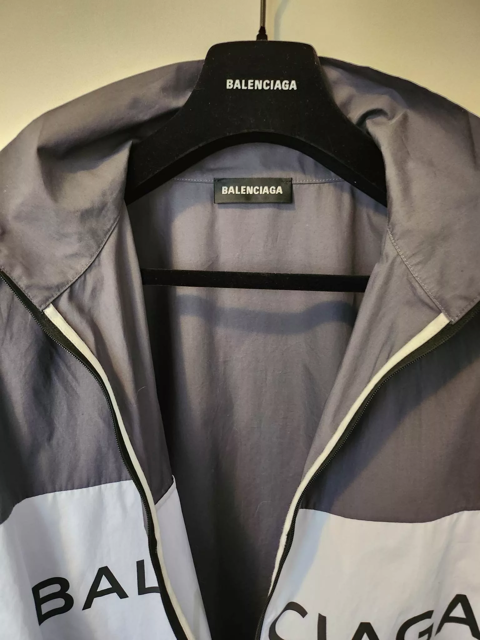 Balenciaga Light Jackets Balenciaga Iconic track jacket Gray