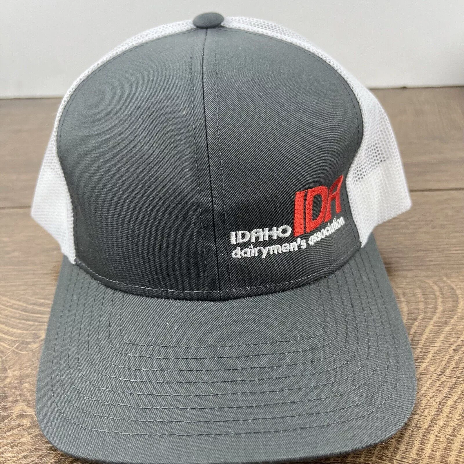 Other Hats Other Idaho Dairymens Hat IDA Snapback Hat Gray Adjustable Hat Adu