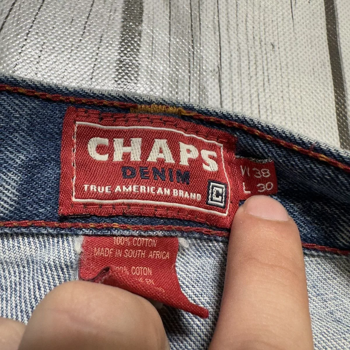 Chaps × Vintage Vintage Chaps Denim jeans Blue