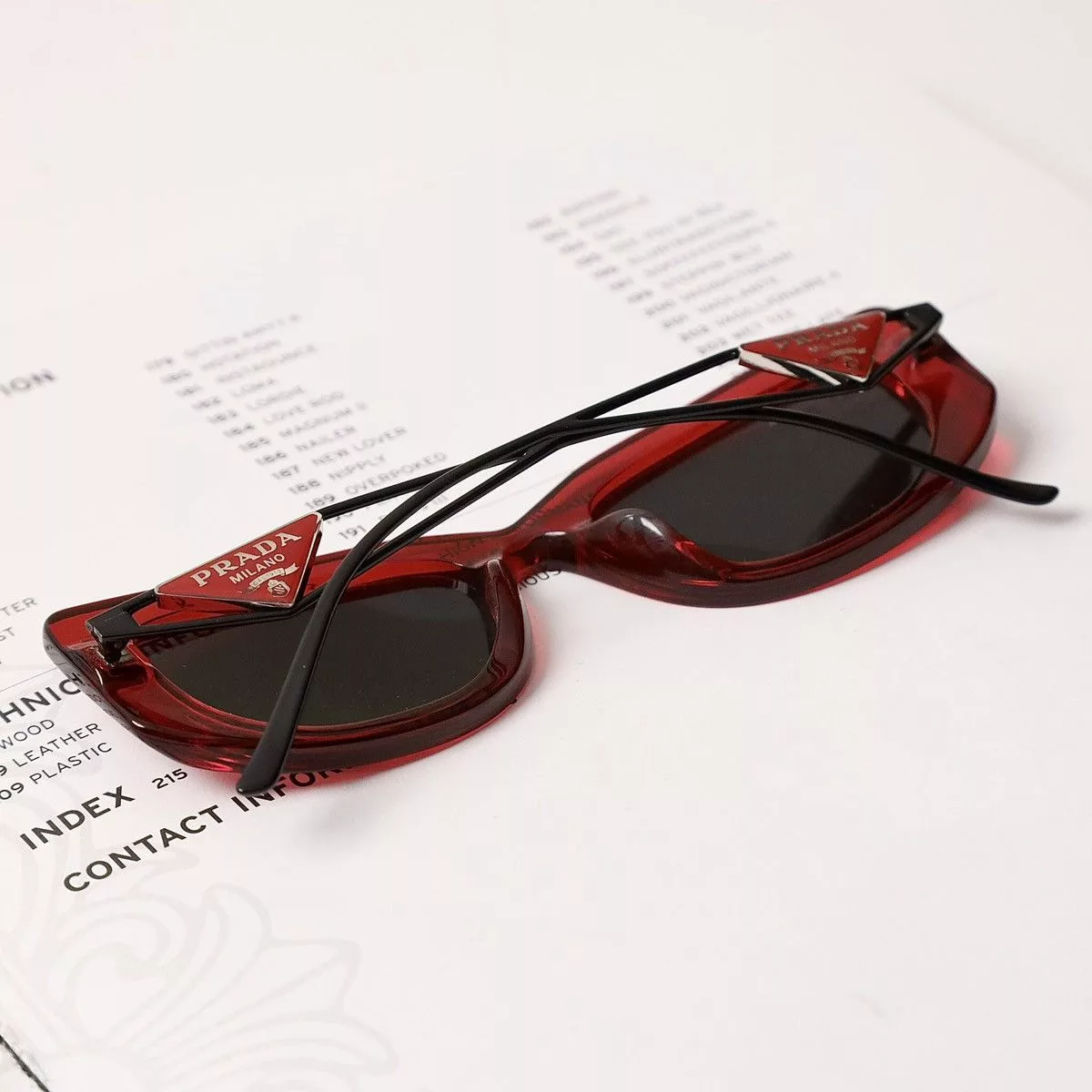 Prada Sunglasses PRADA 0PR 14YS SUNGLASSES Red