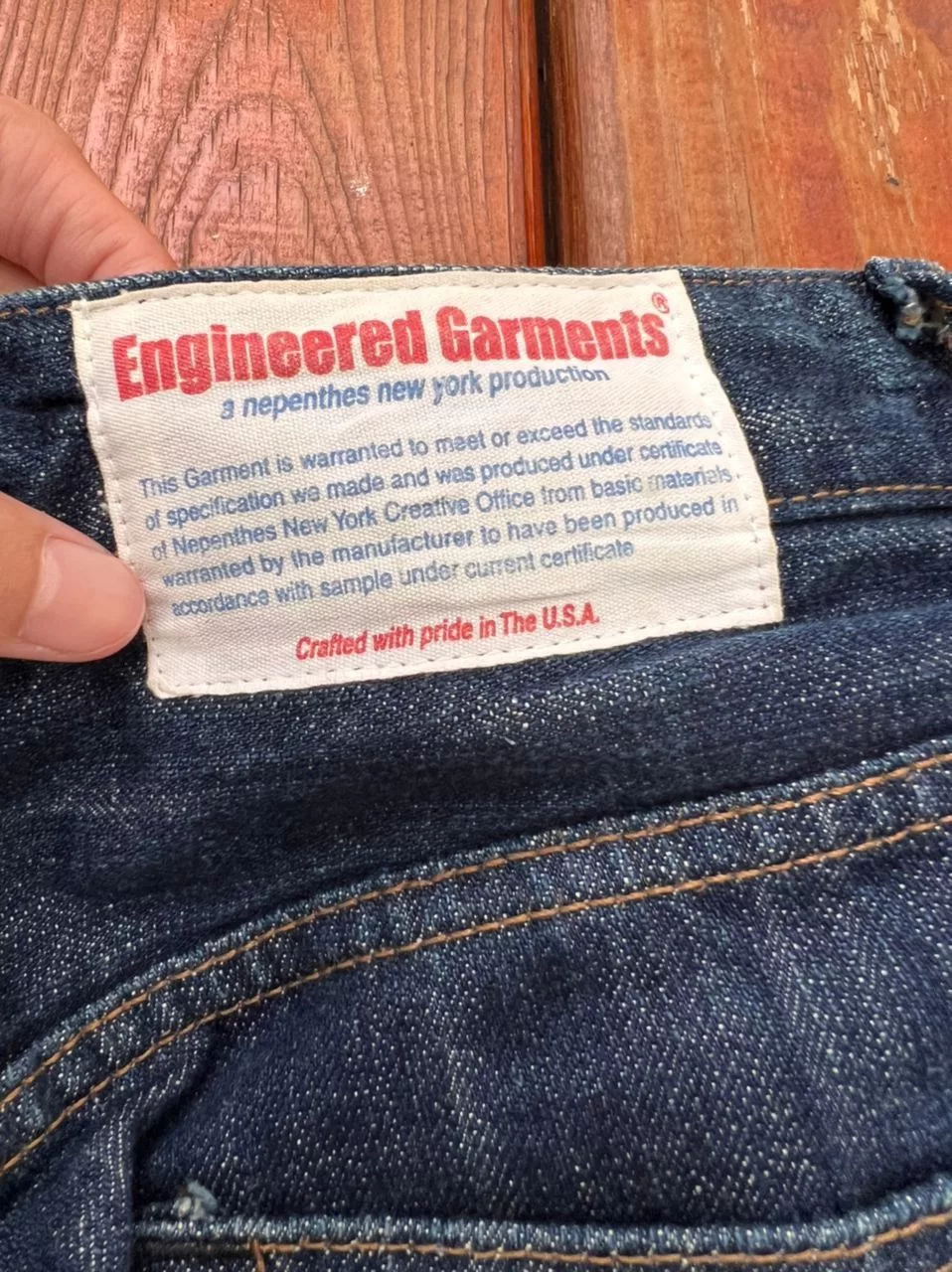 Engineered Garments Denim Engineered Garments Selvedge Denim Jeans Multi