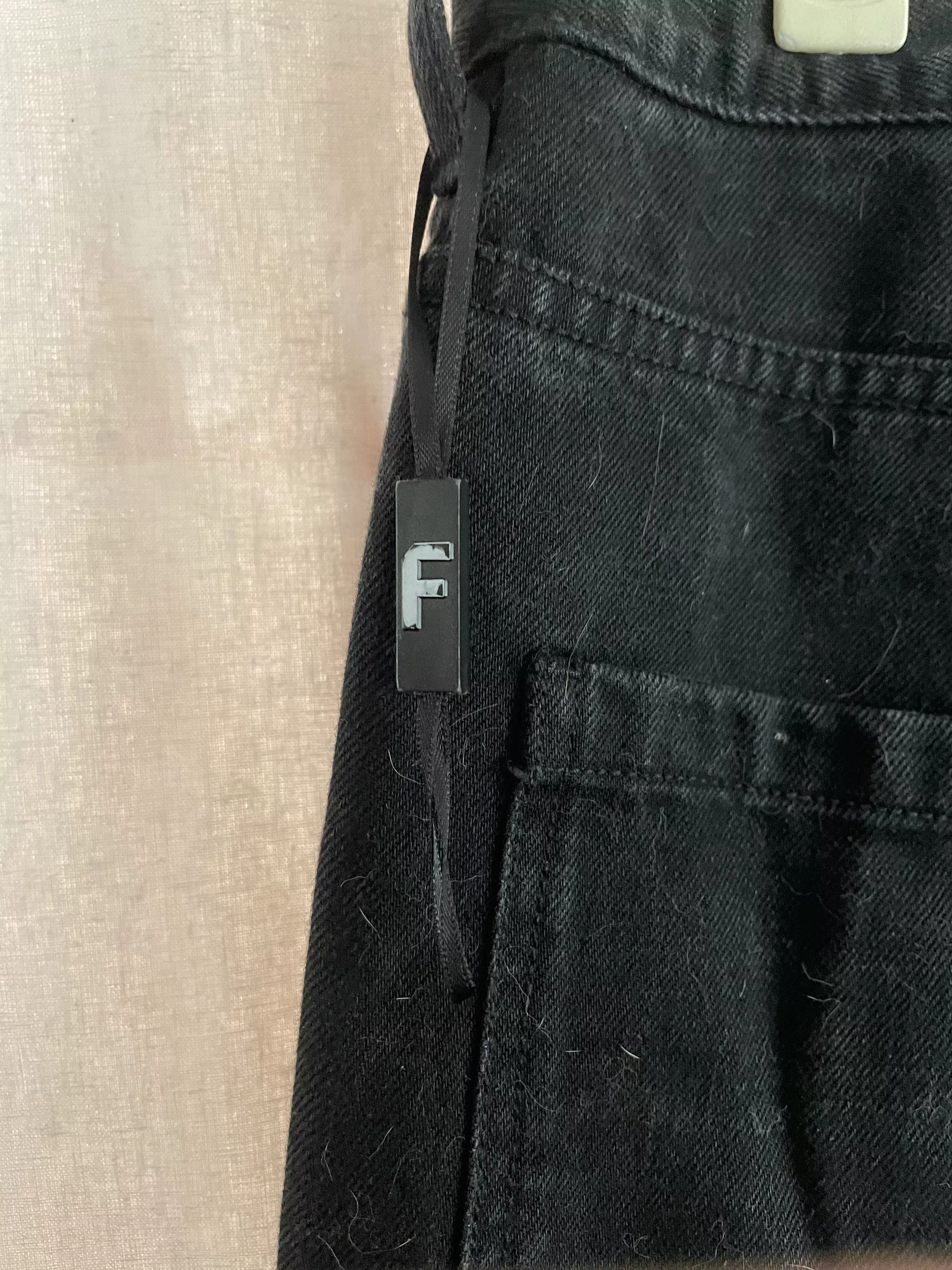 Raf Simons Denim Raf Simons LSD XTC Straight Jeans FARFETCH Black