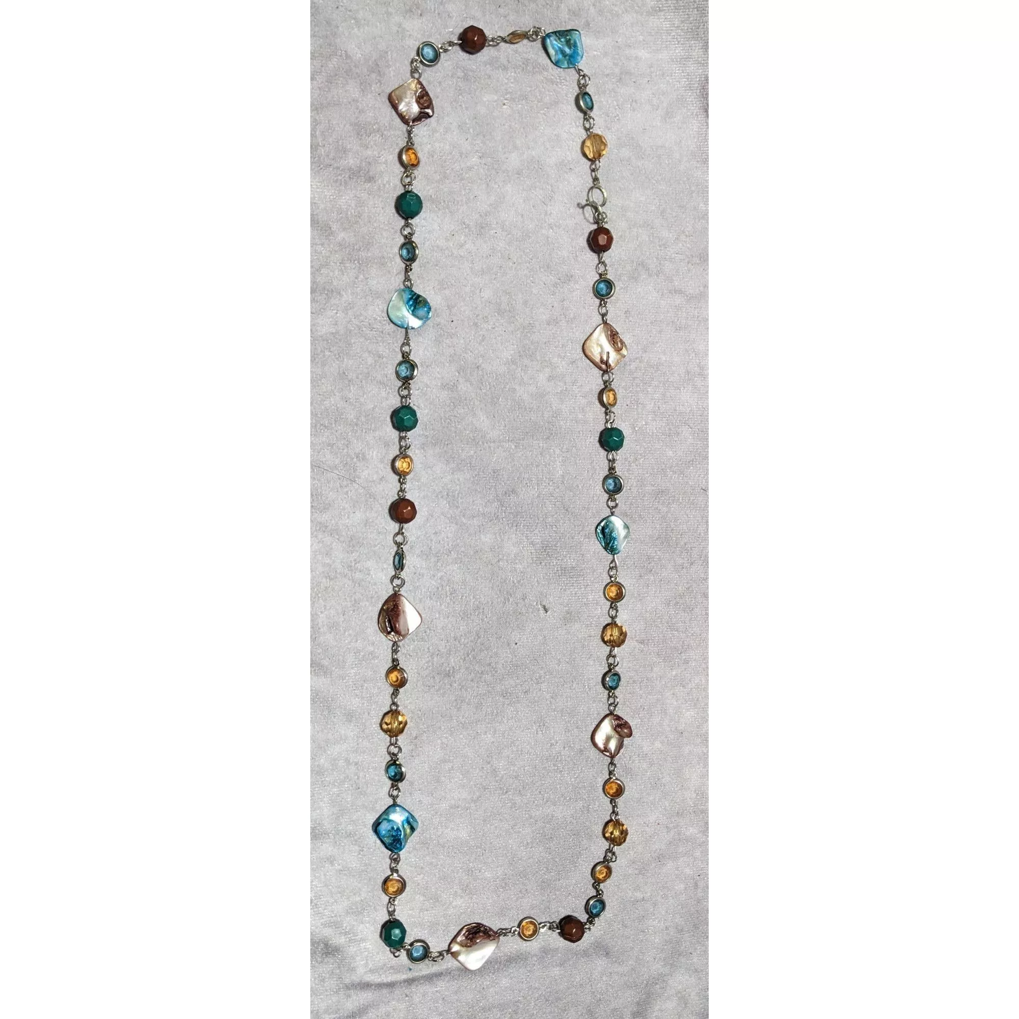 Other Necklaces Other Beachy Bohemian Shell Beaded Necklace Multi