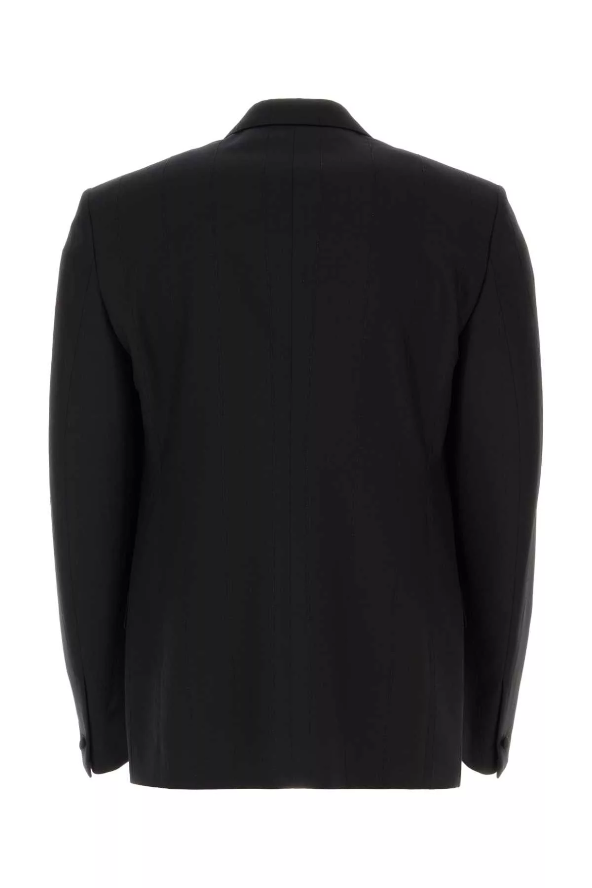 Givenchy Vests Givenchy Black Stretch Wool Blend Blazer Multi