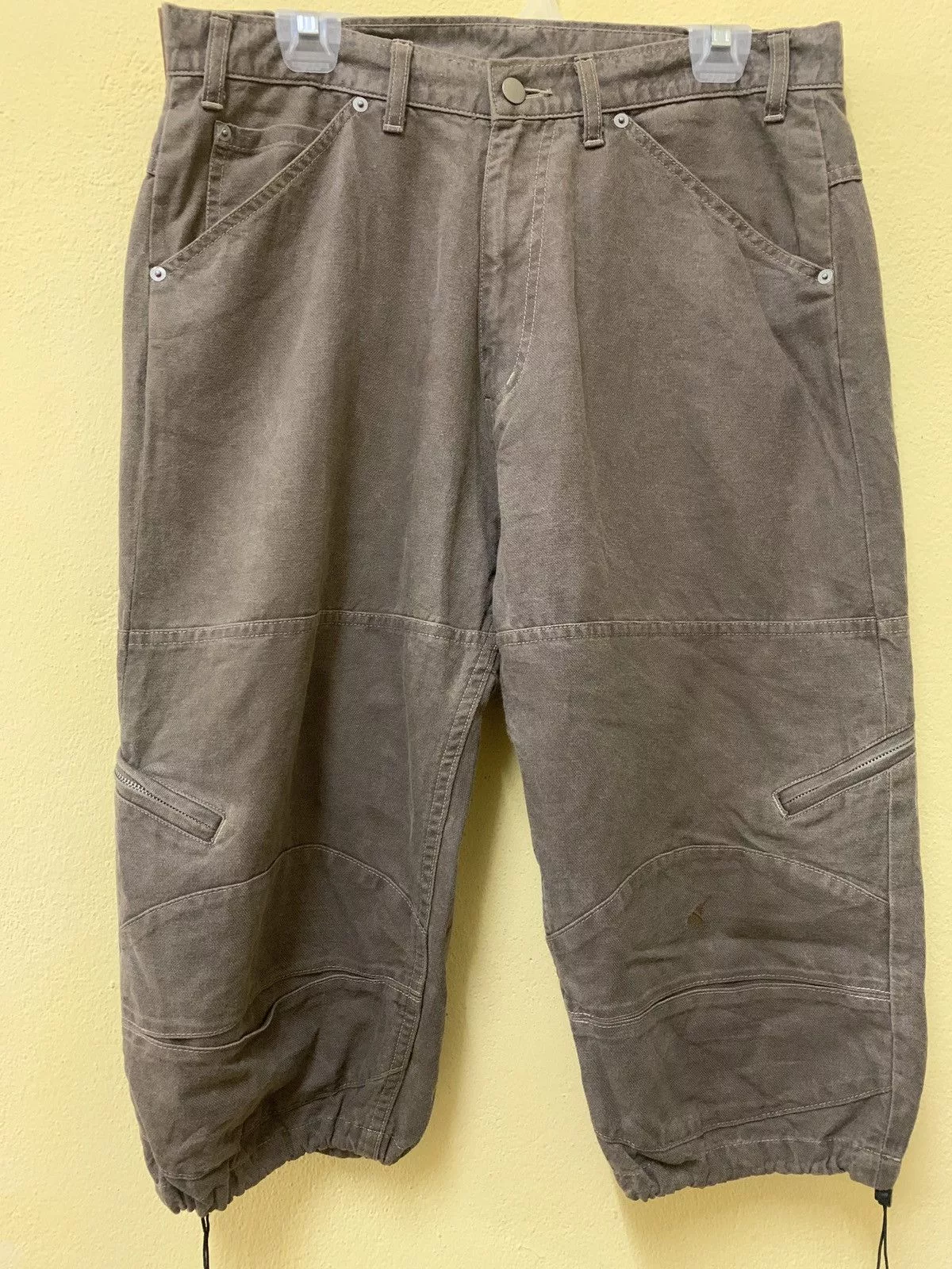Carhartt Denim Carhartt × Japanese Brand Community Garment Works Denim Workings Pants Brown Avant-Garde
