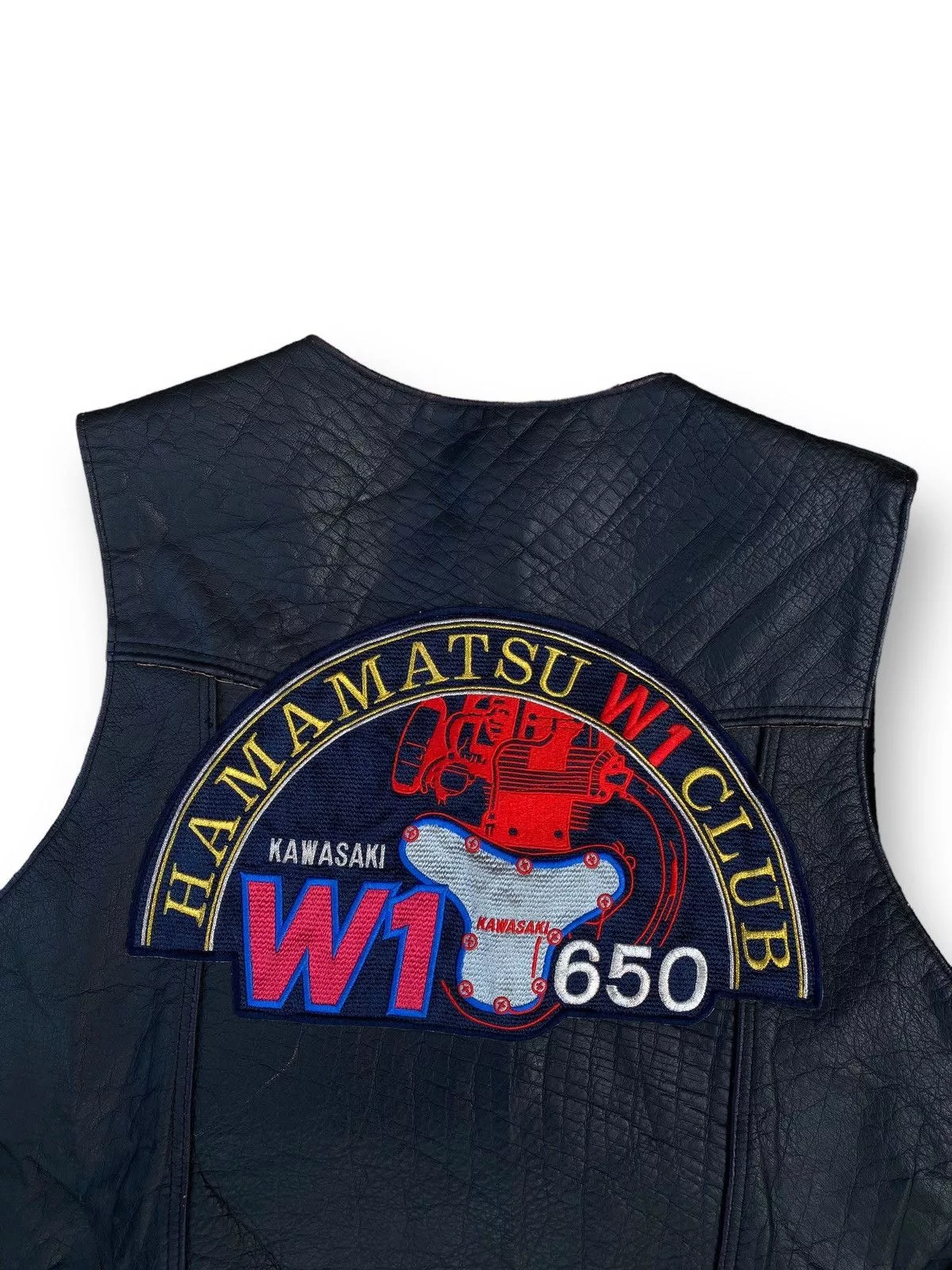 Harley Davidson Vests Harley Davidson × Leather × West Coast Choppers Vintage Bull Leather Biker Vest. #D1 Black