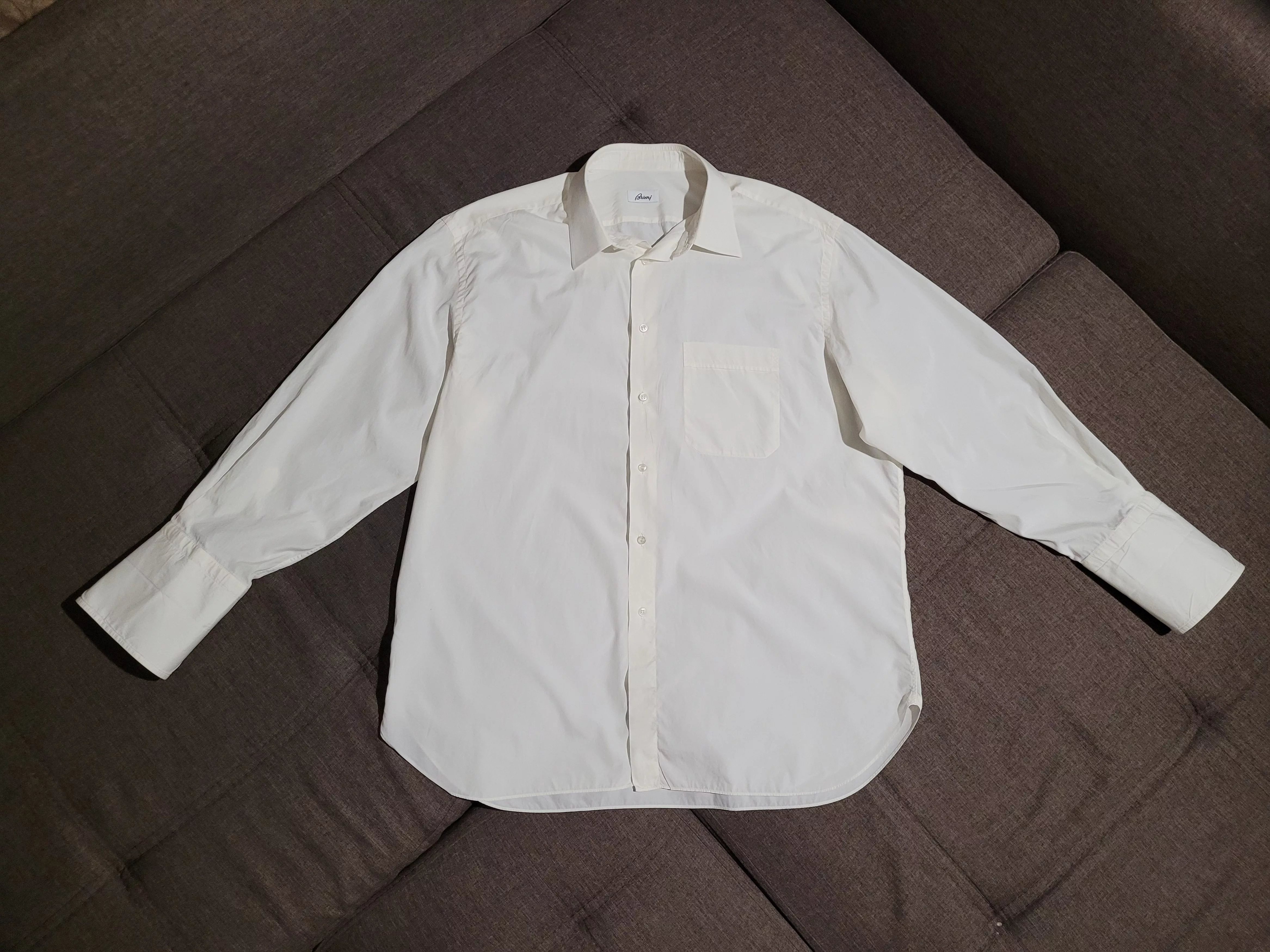 Brioni Shirts Button Ups Brioni × Vintage Vintage Brioni shirt White