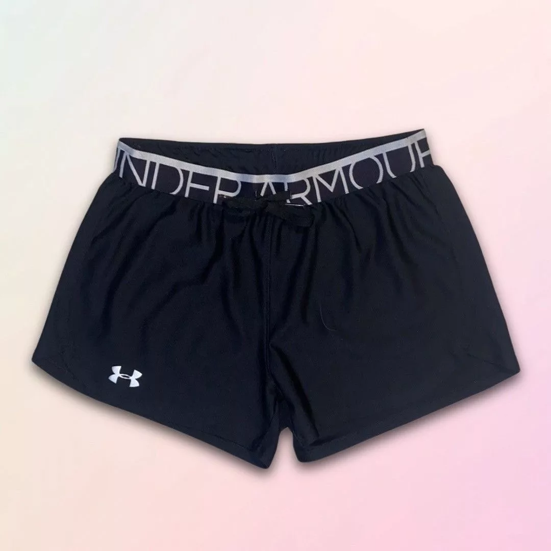 Under Armour Shorts Under Armour UA, Heat Gear, Women’s, Logo Band, Lightweight Active Shorts Black