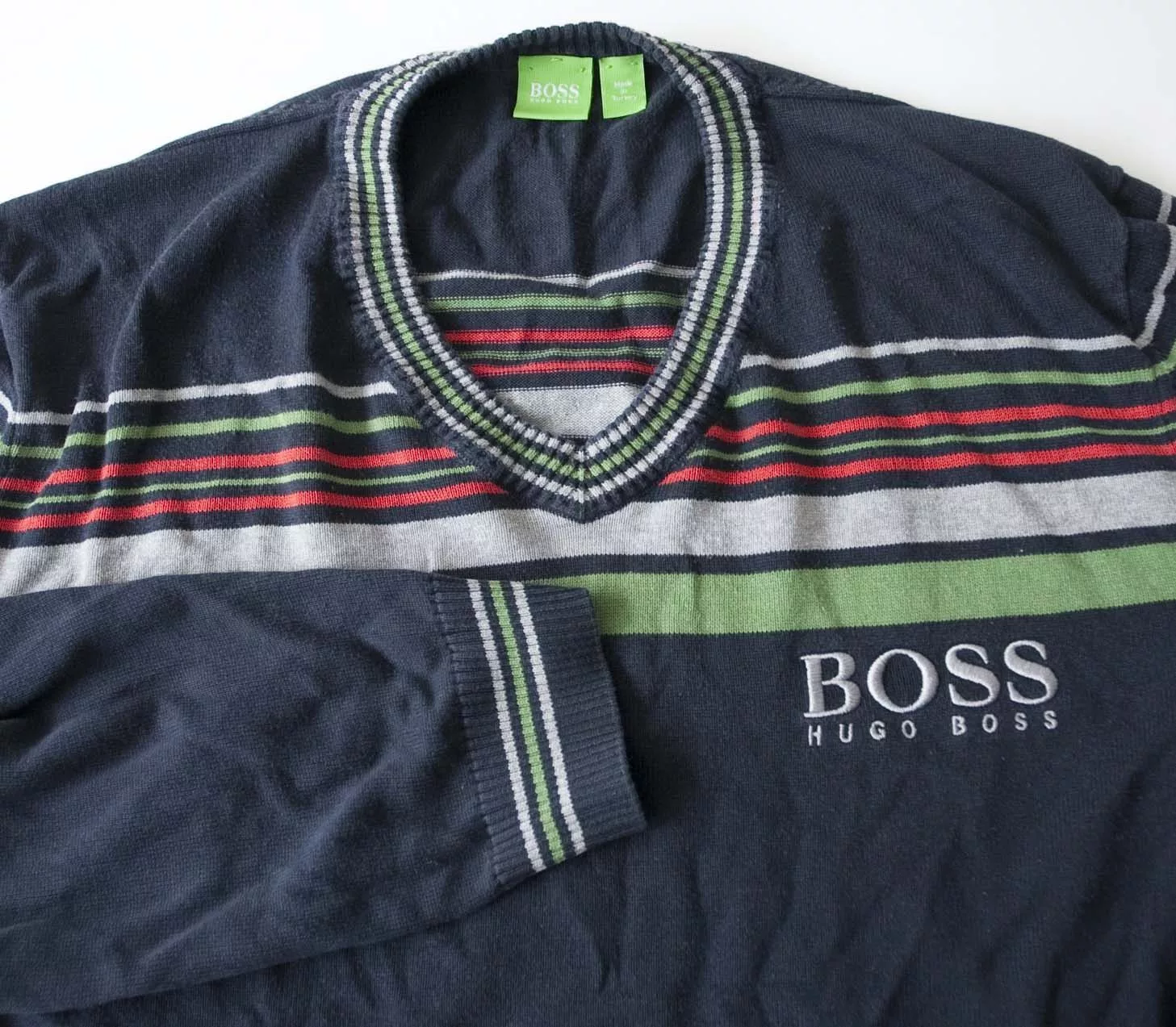 Hugo Boss Sweaters Knitwear Hugo Boss Sweater Cotton Size XL Dark Blue