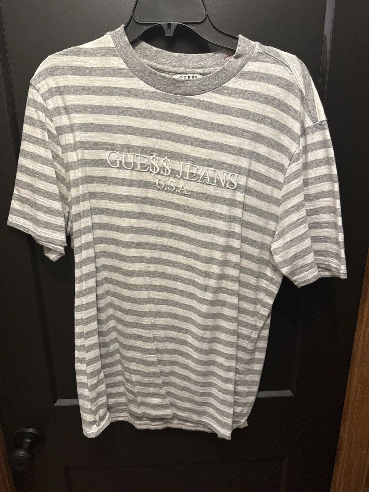 A$AP Rocky Short Sleeve T Shirts A$AP Rocky × Guess A$AP Rocky x Guess Jeans USA Tee Shirt (S) White