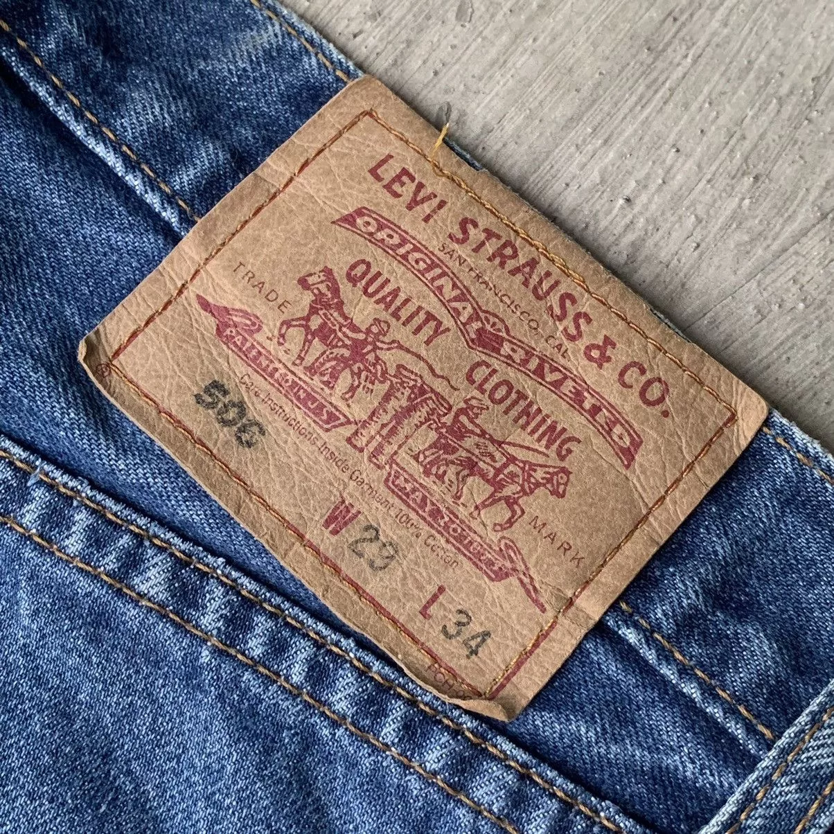 Levi's Denim Levi's × Levi's Vintage Clothing × Vintage Vtg Levis 506 red tab denim jeans pants Blue