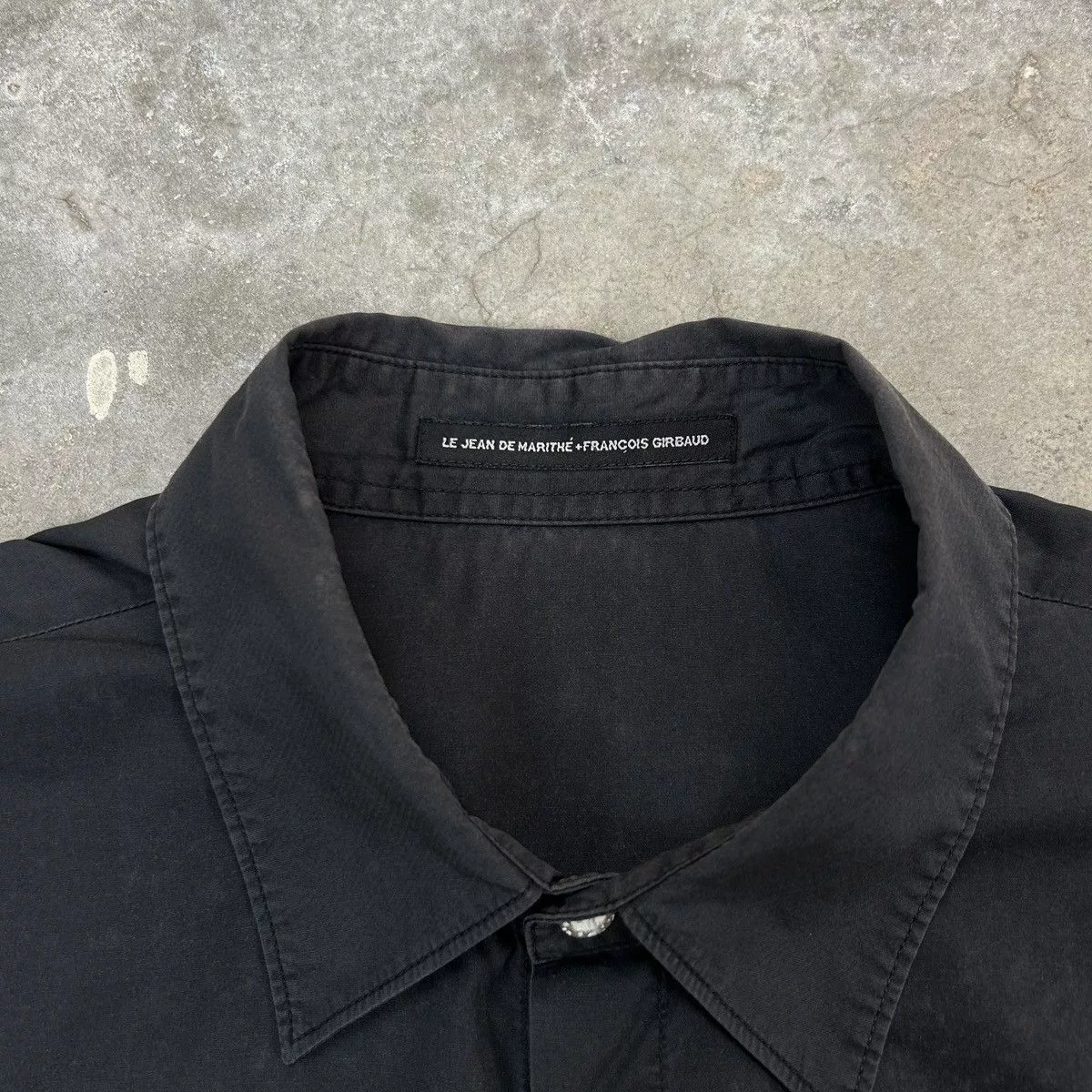 Marithe + Francois Girbaud Shirts Button Ups Marithe + Francois Girbaud Le Jean De Marithé + François Girbaud Black