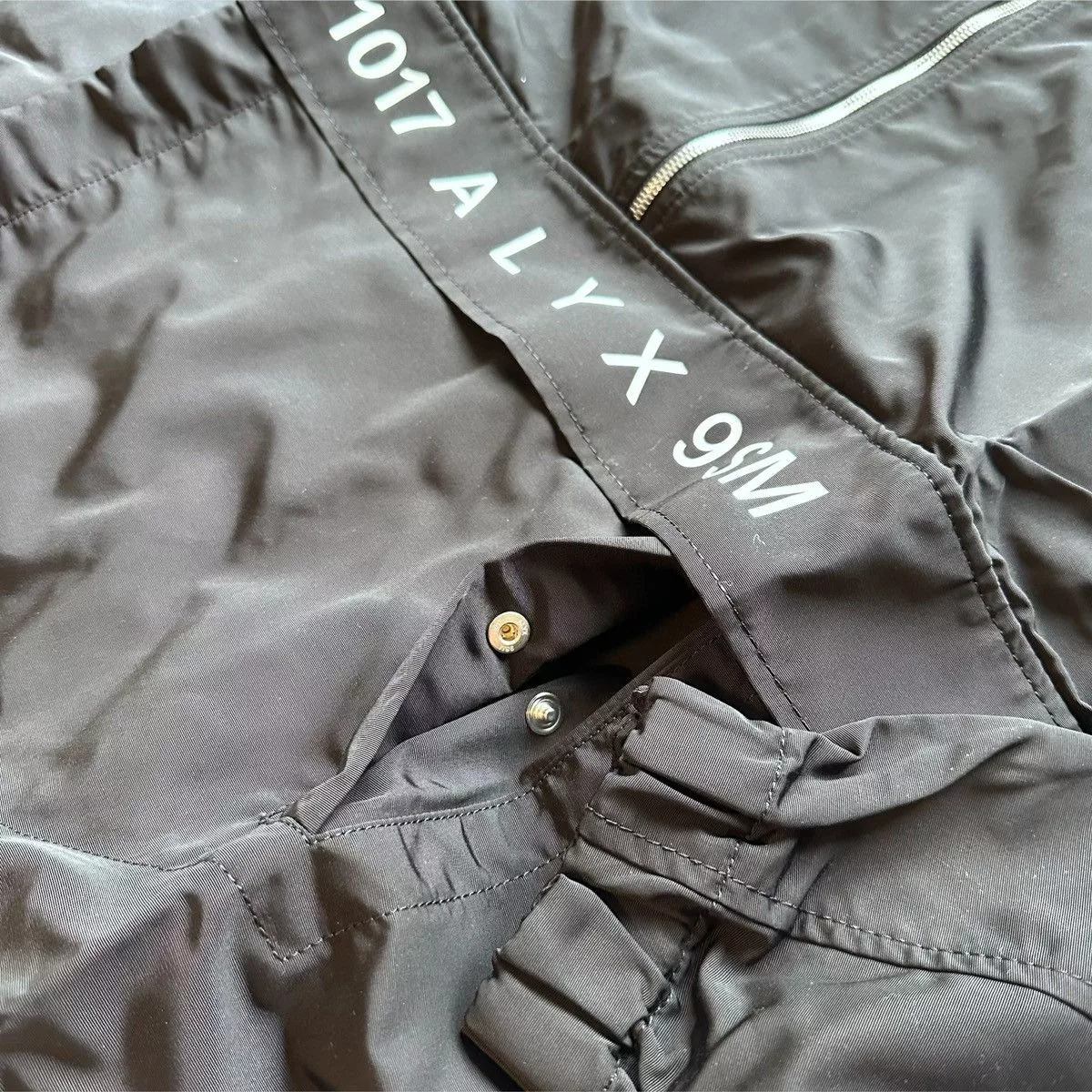 1017 ALYX 9SM Light Jackets 1017 ALYX 9SM Track Windbreaker Black