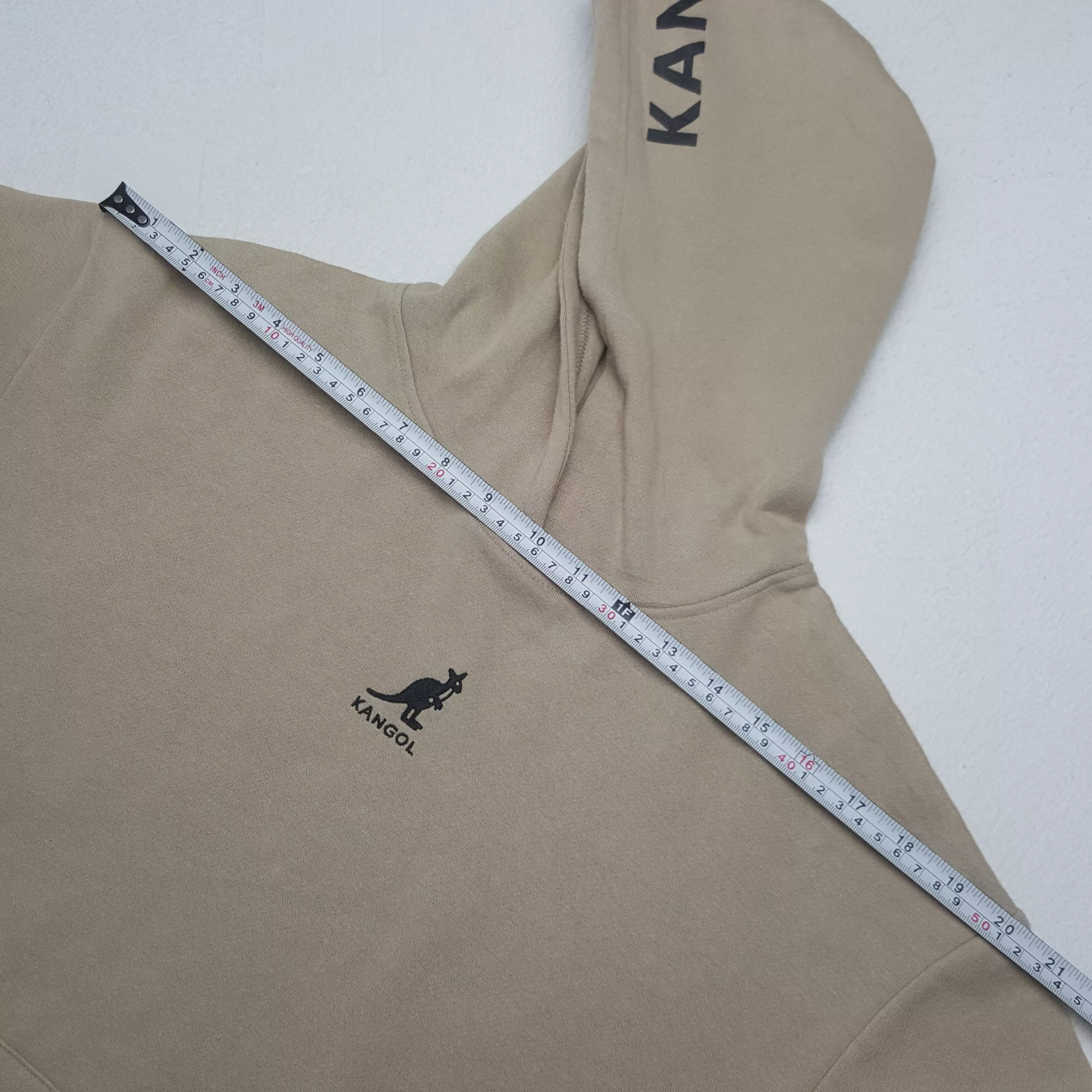 Kangol Sweatshirts Hoodies Kangol × Vintage Vintage Kangol Center Embroidery Logo Hoodies Brown Streetwear