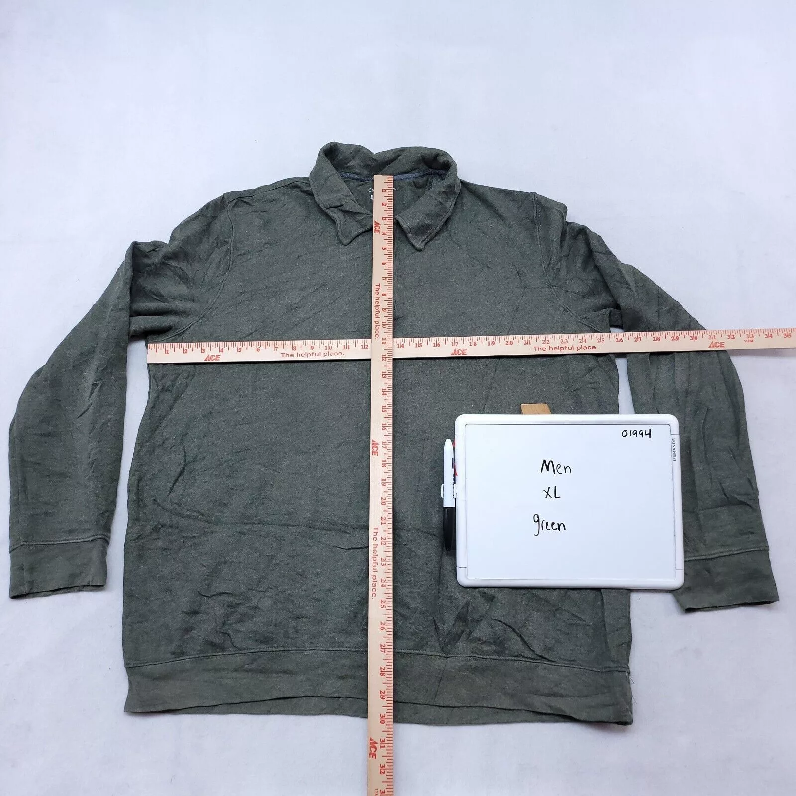 Croft & Barrow Sweatshirts Hoodies Croft & Barrow Pullover Sweatshirt Mens Size Extra Large XL Green