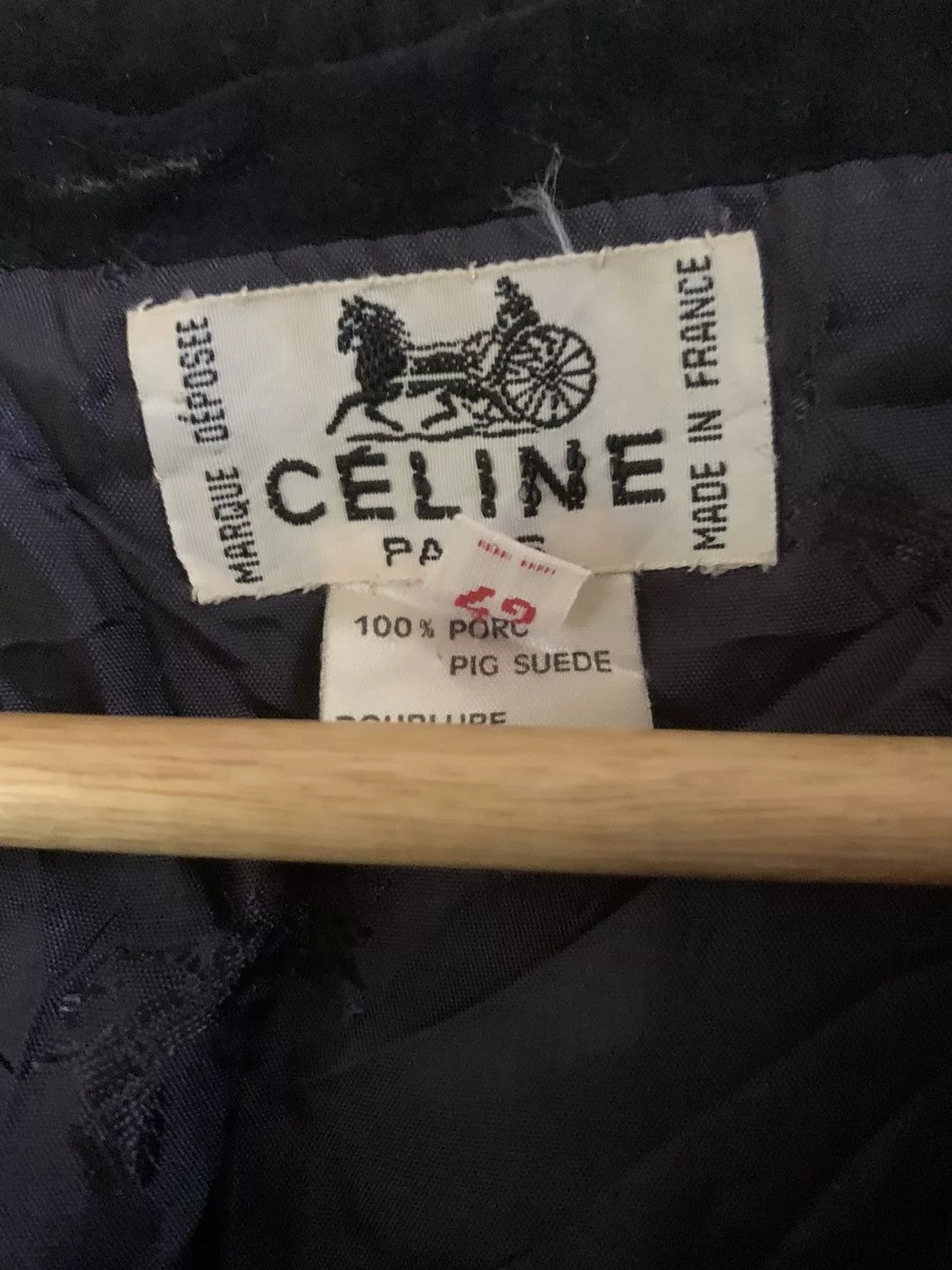 Celine Midi Skirts Vintage celine double lining suede skirt Blue