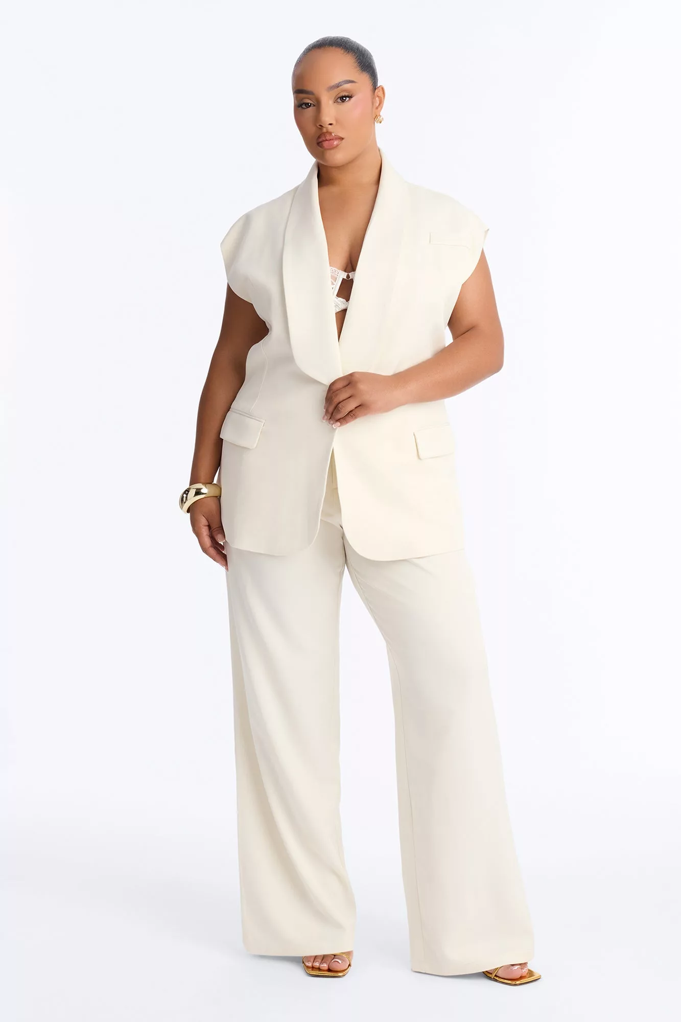 Effortless Energy Pant Set - Ivory