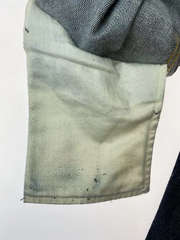 Junya Watanabe Denim Back Pocket Design Pants Indigo Purple