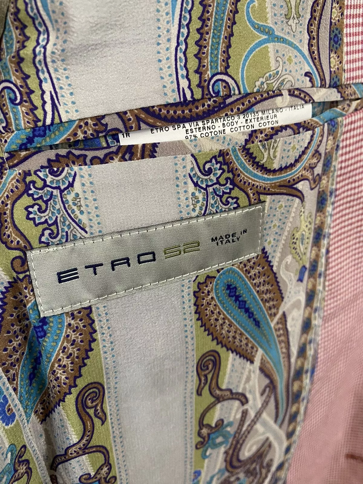 Etro Blazers Etro red check 2 Btn 007 safari leisure jacket nwt Multi