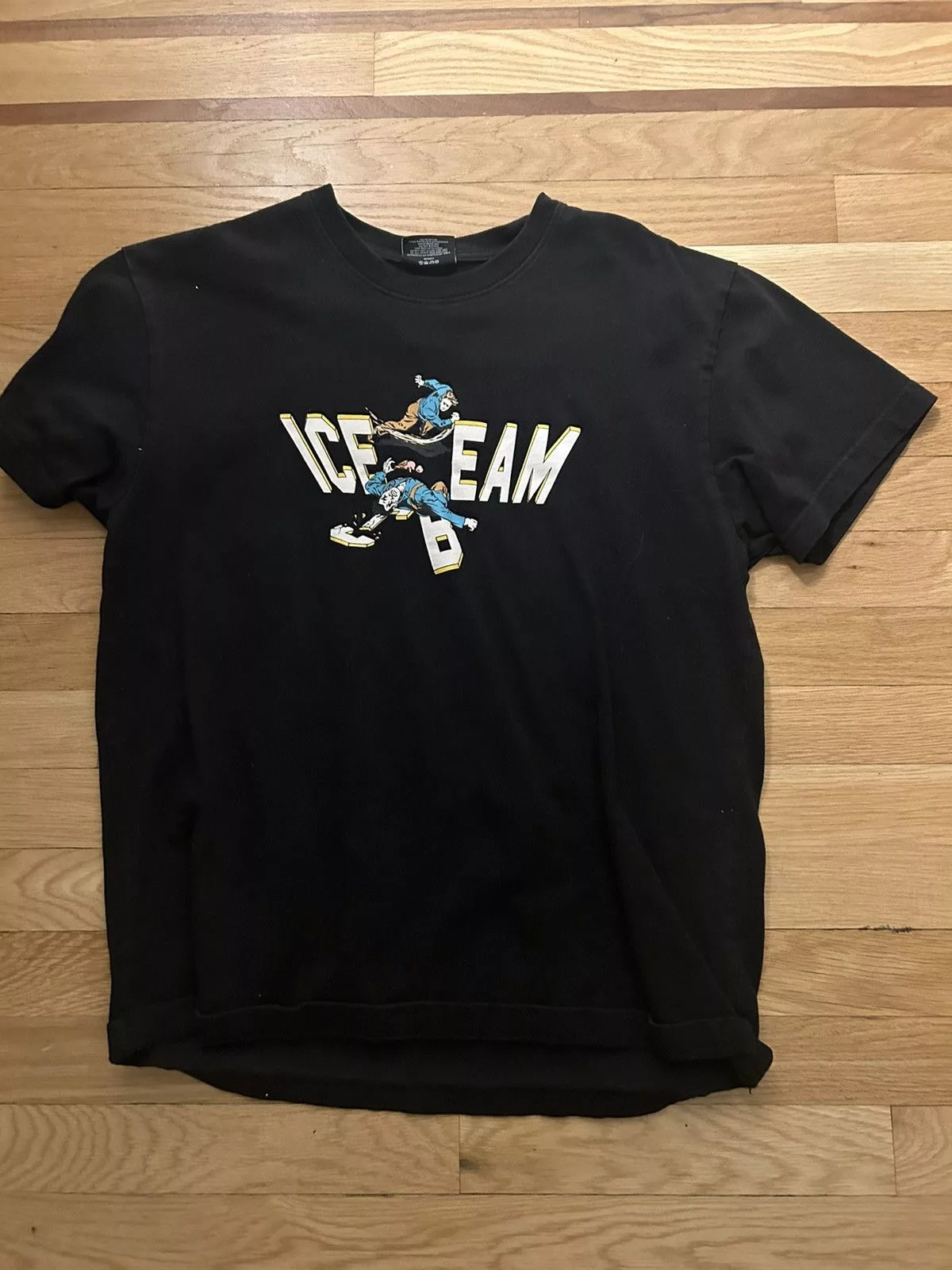 Icecream Short Sleeve T Shirts Icecream punch T-shirt Black