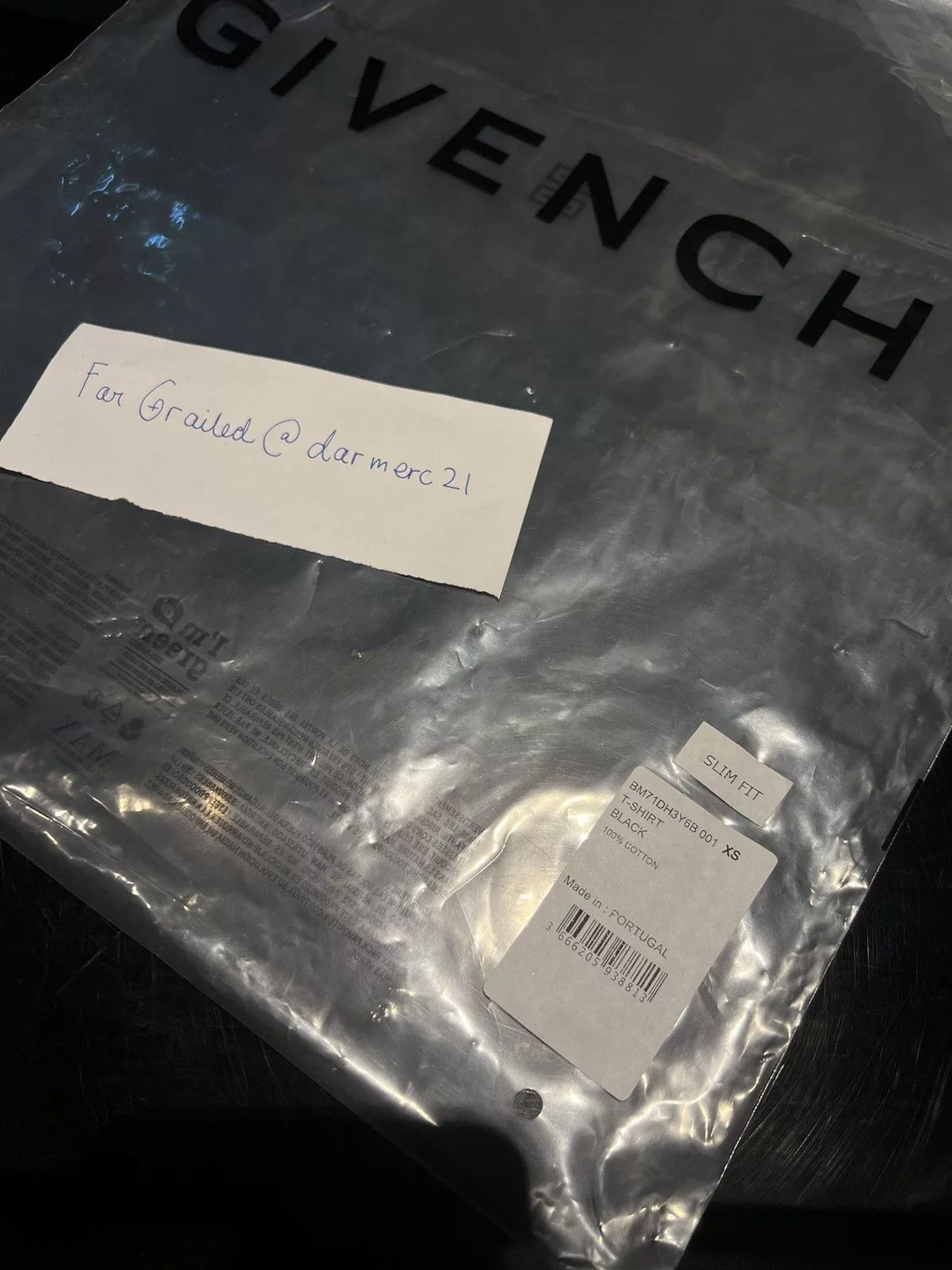 Givenchy Short Sleeve T Shirts Givenchy Rainbow Logo Embroidered Tee Black